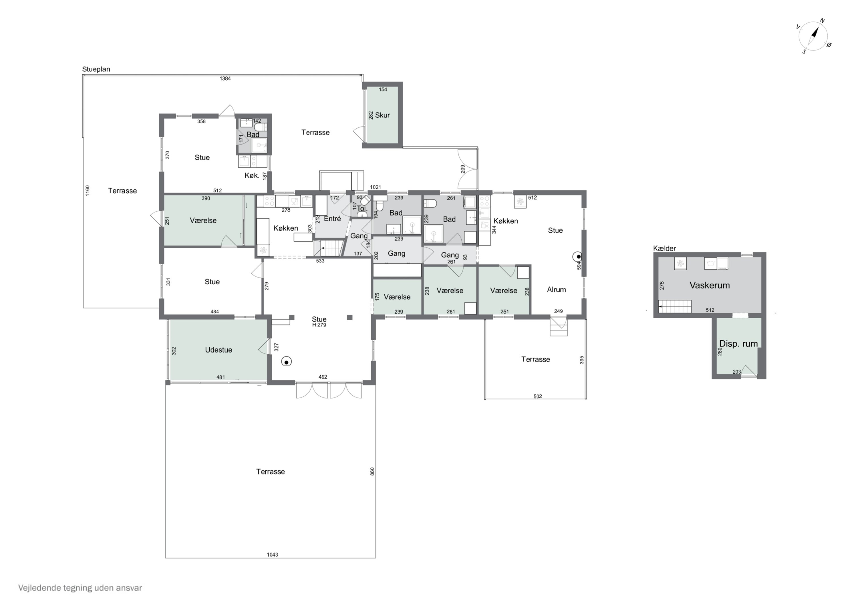 Plantegninger billede af Sommerbyen 43, 5800 Nyborg