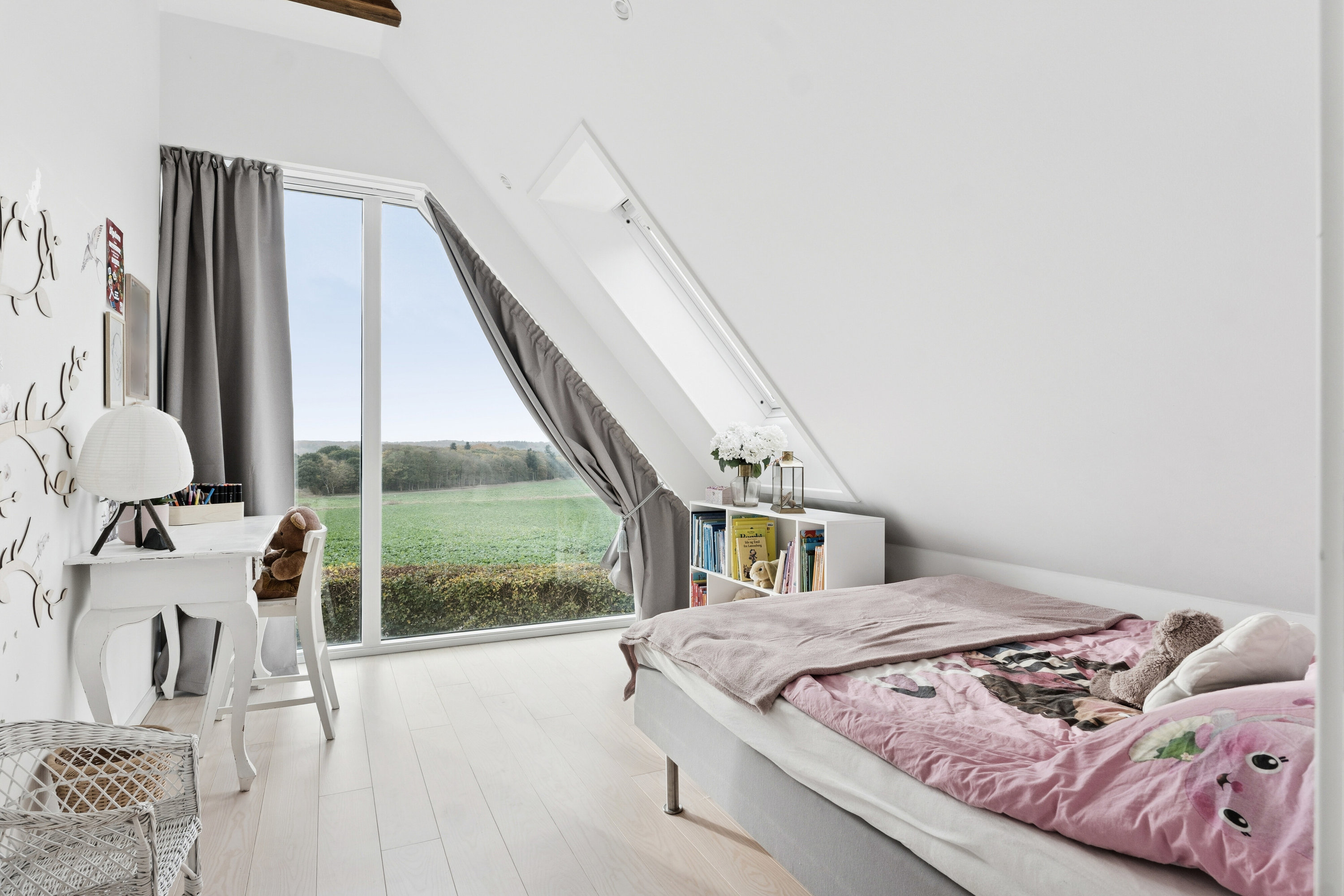 Fremhævet soveværelse billede i fuldskærmstilstand. Billede af Sidingevej 45, Sidinge, 4560 Vig