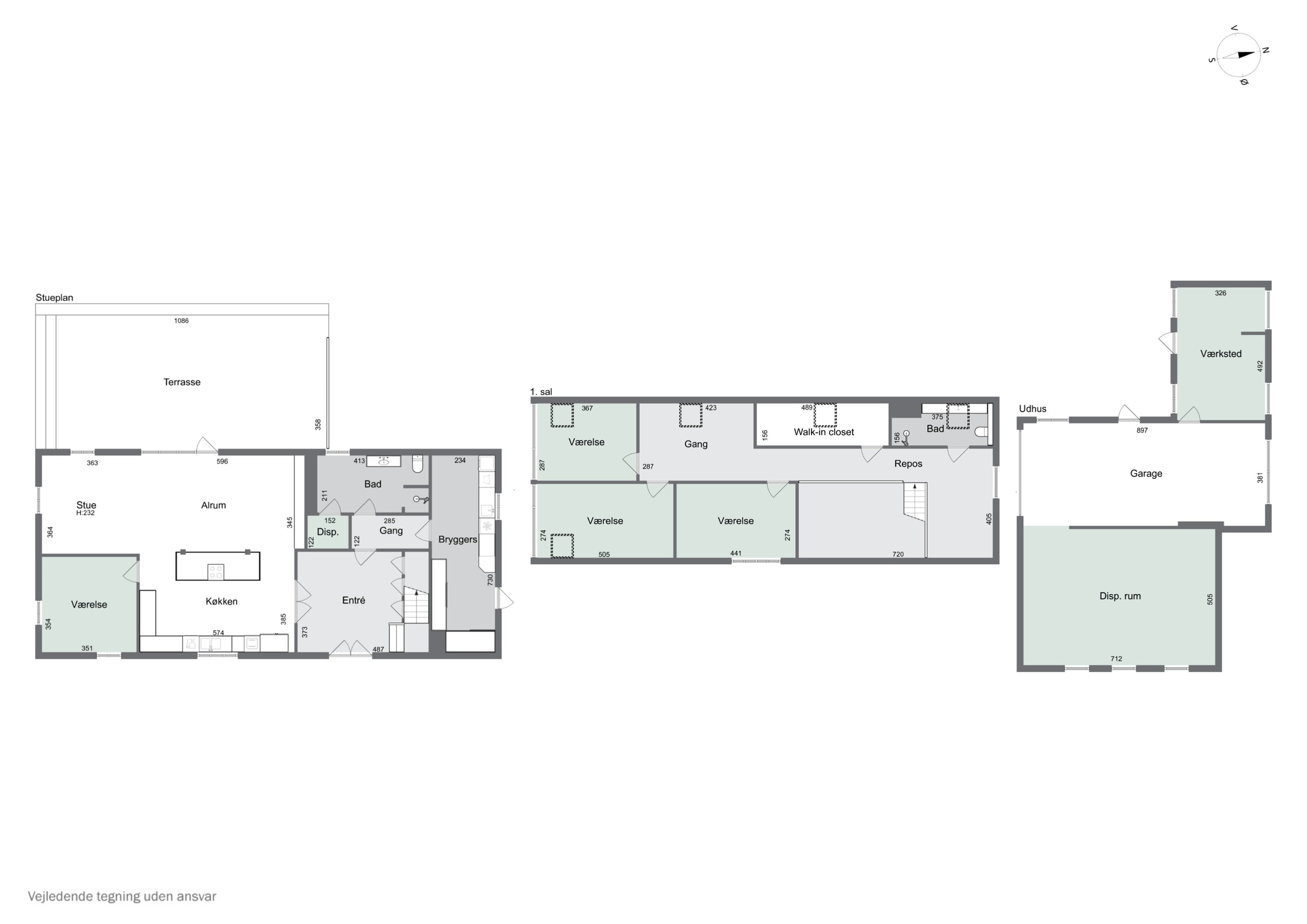 Plantegninger billede af Sidingevej 45, Sidinge, 4560 Vig