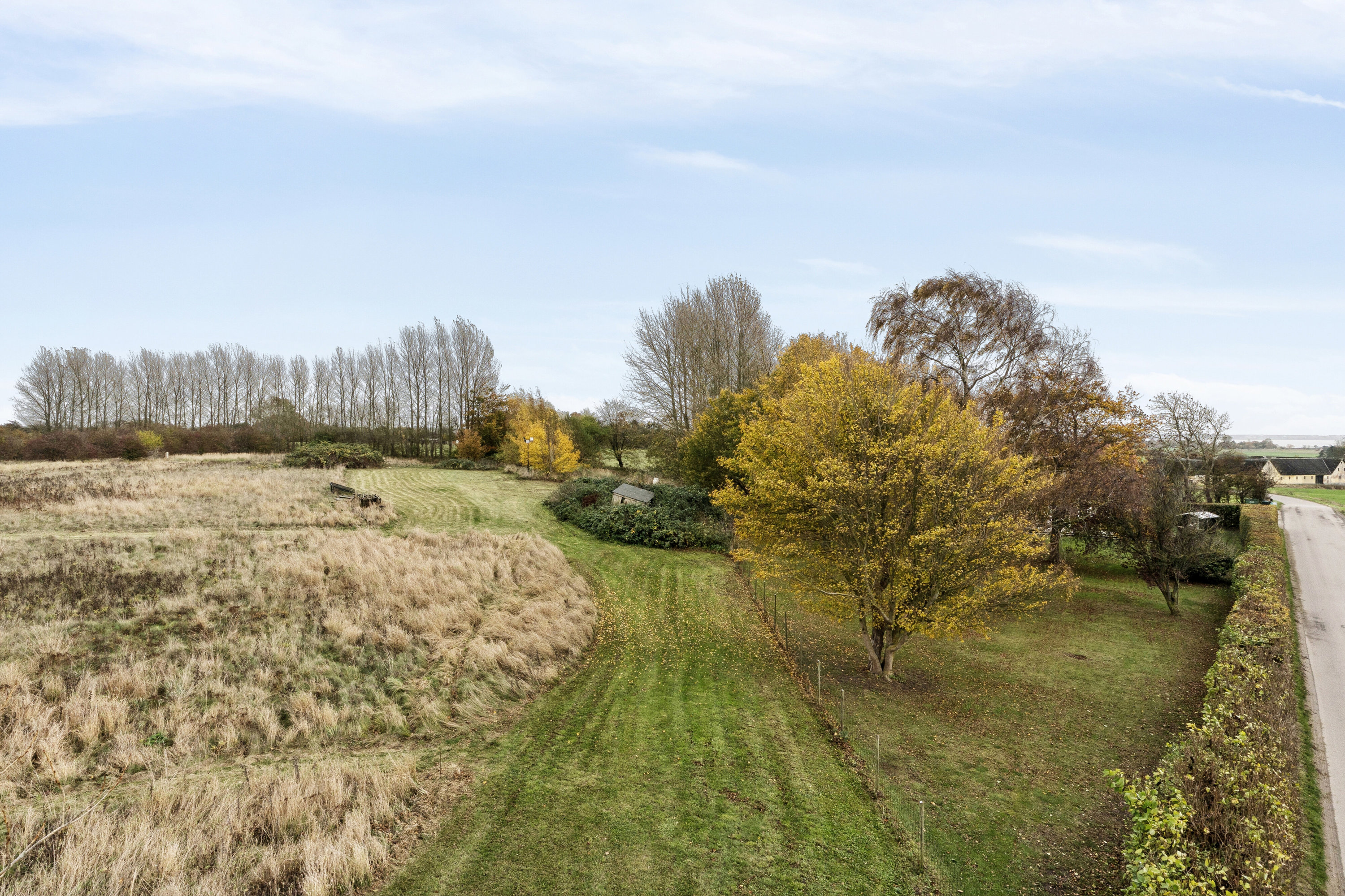 Fremhævet set fra haven billede i fuldskærmstilstand. Billede af Sidingevej 45, Sidinge, 4560 Vig