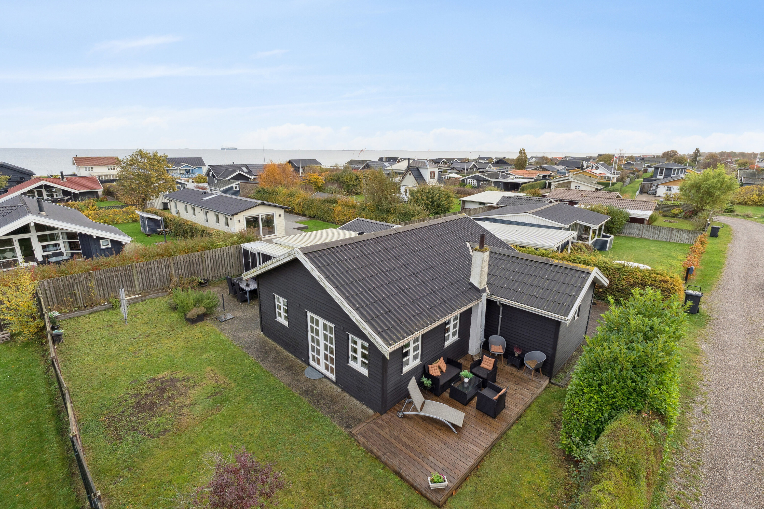 Fremhævet udendørs billede i fuldskærmstilstand. Billede af Ved Bækken 7, Hasmark Strand, 5450 Otterup