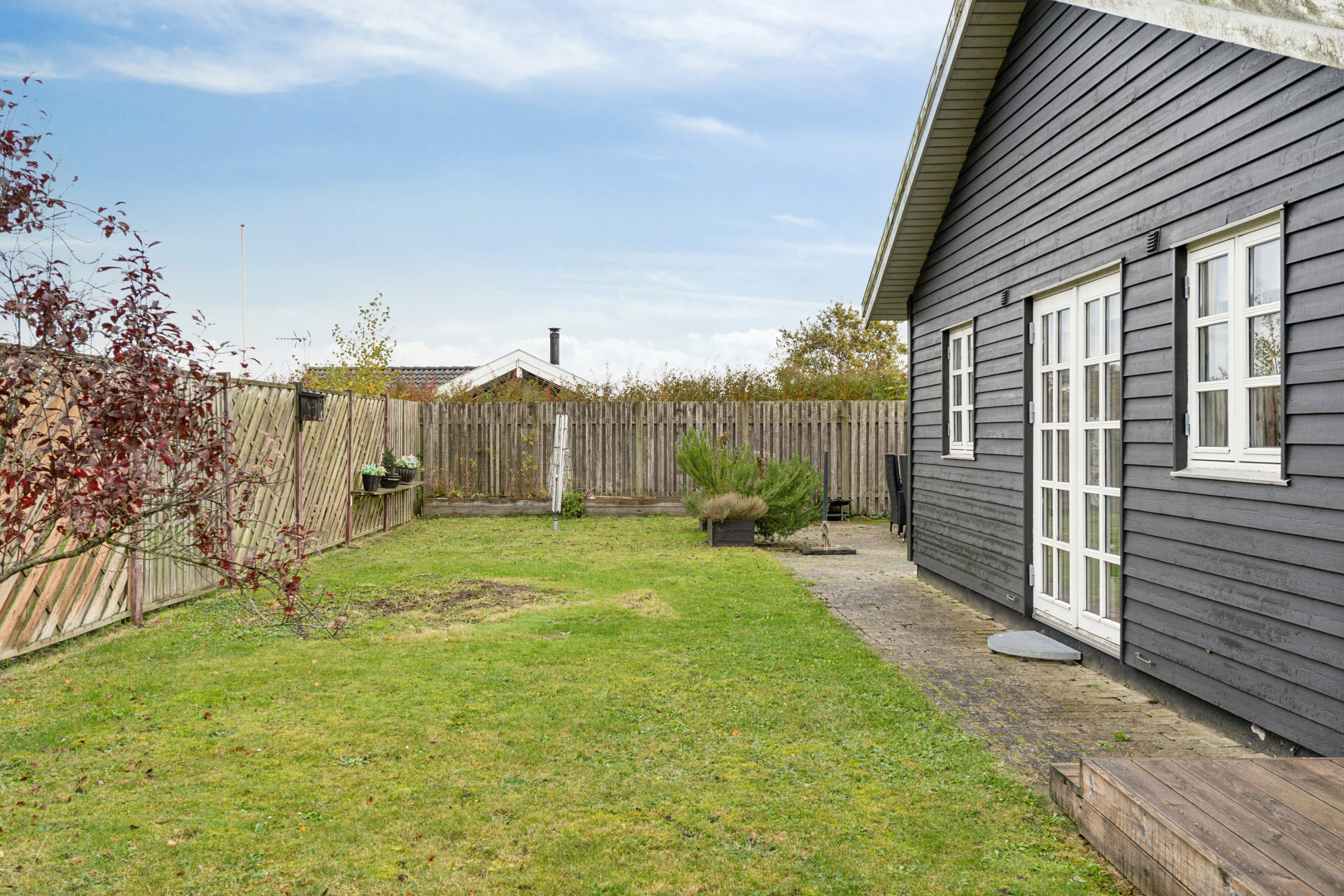 Fremhævet udendørs billede i fuldskærmstilstand. Billede af Ved Bækken 7, Hasmark Strand, 5450 Otterup