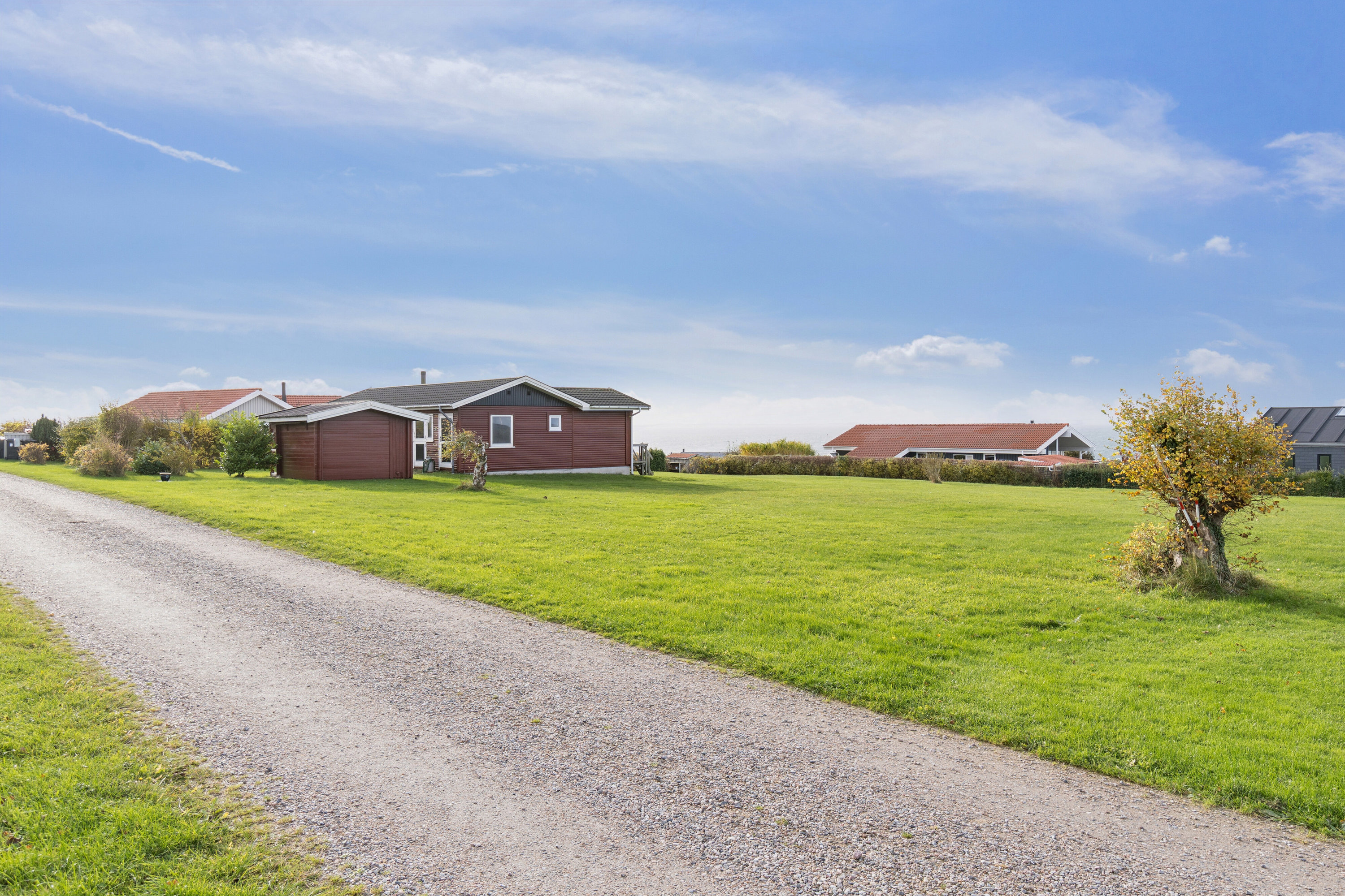 Fremhævet set fra vejen billede i fuldskærmstilstand. Billede af Idunsvej 5, Drøsselbjerg, 4200 Slagelse