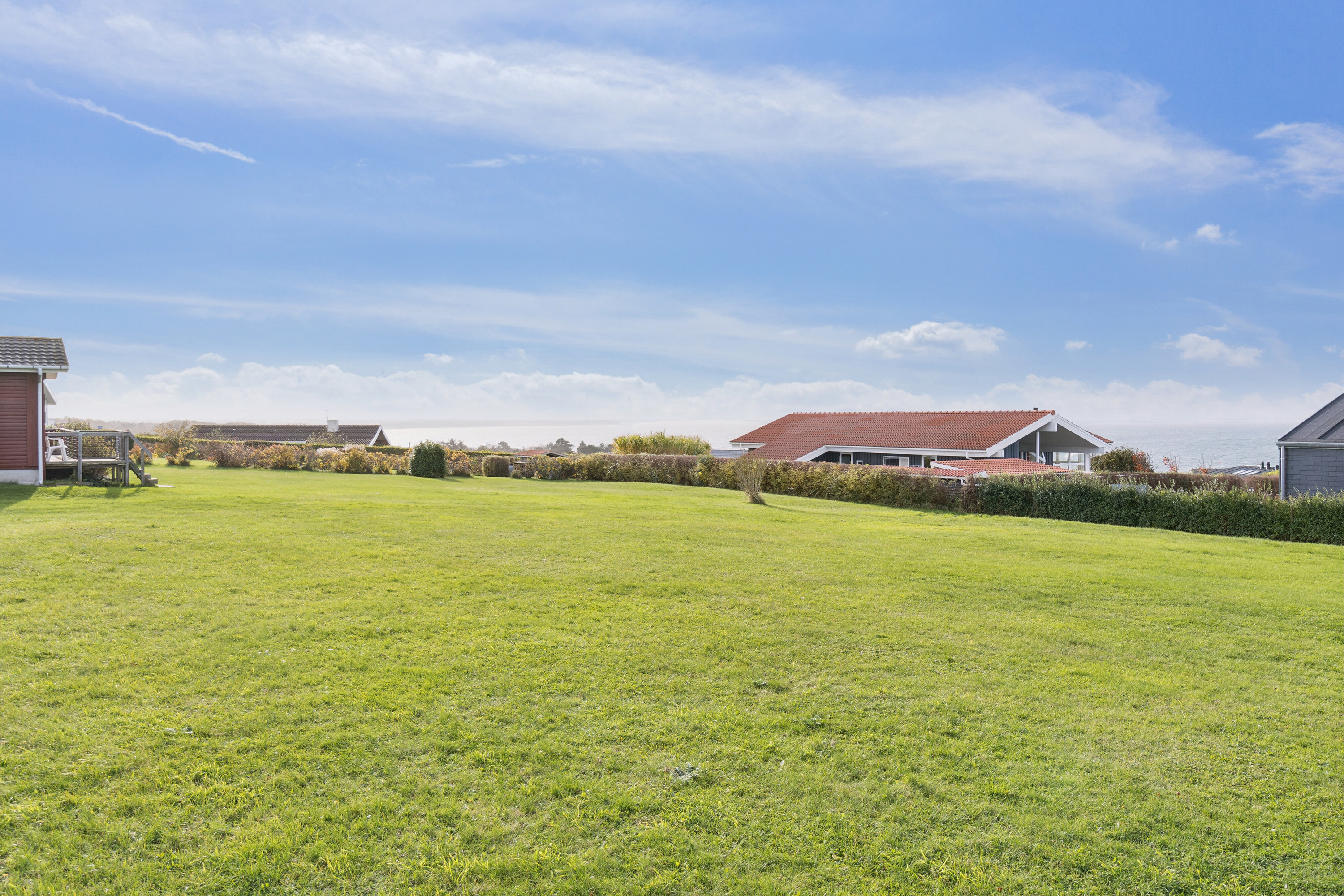 Fremhævet set fra haven billede i fuldskærmstilstand. Billede af Idunsvej 5, Drøsselbjerg, 4200 Slagelse