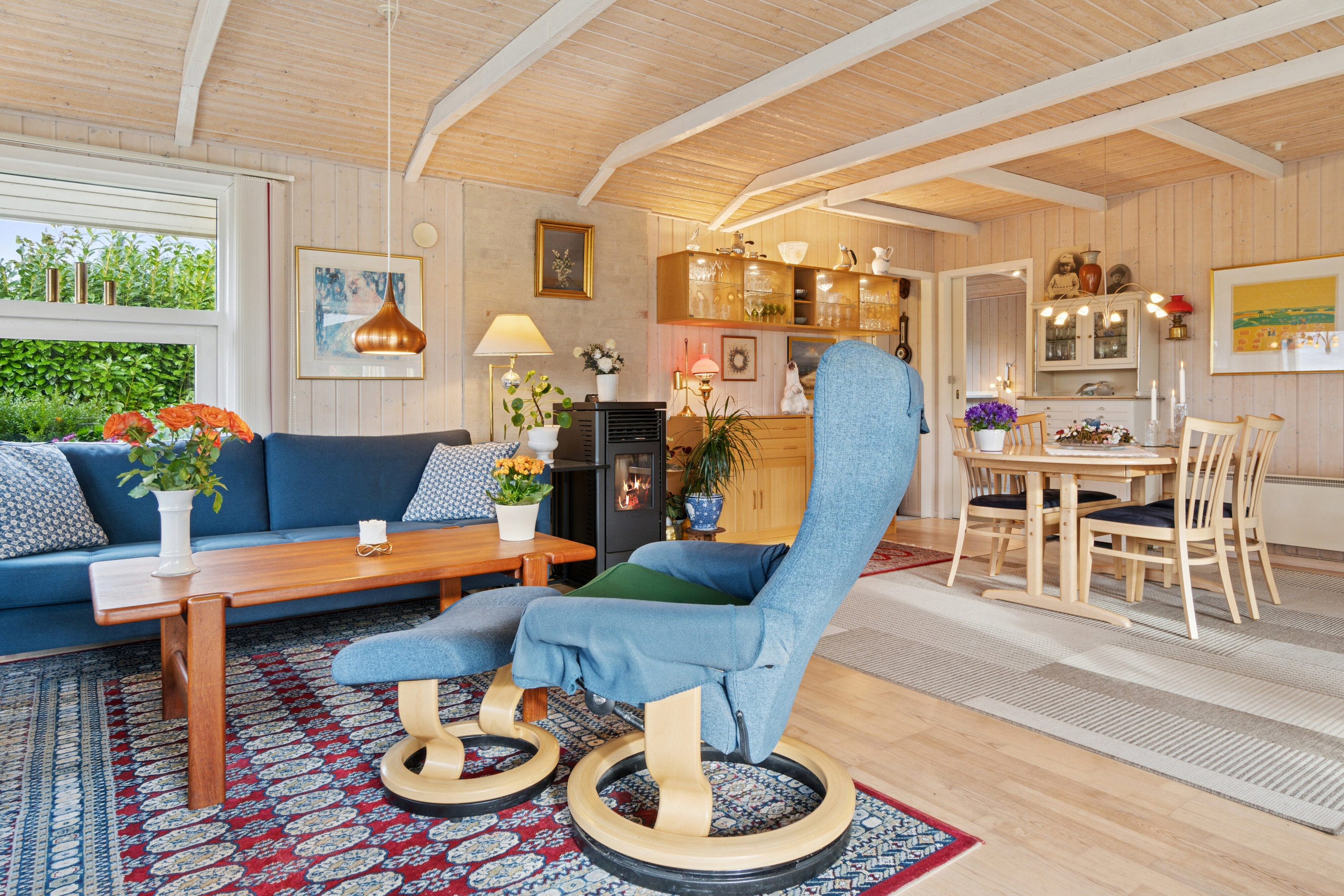 Fremhævet stue billede i fuldskærmstilstand. Billede af Lindevænget 20, Vellerup, 4050 Skibby