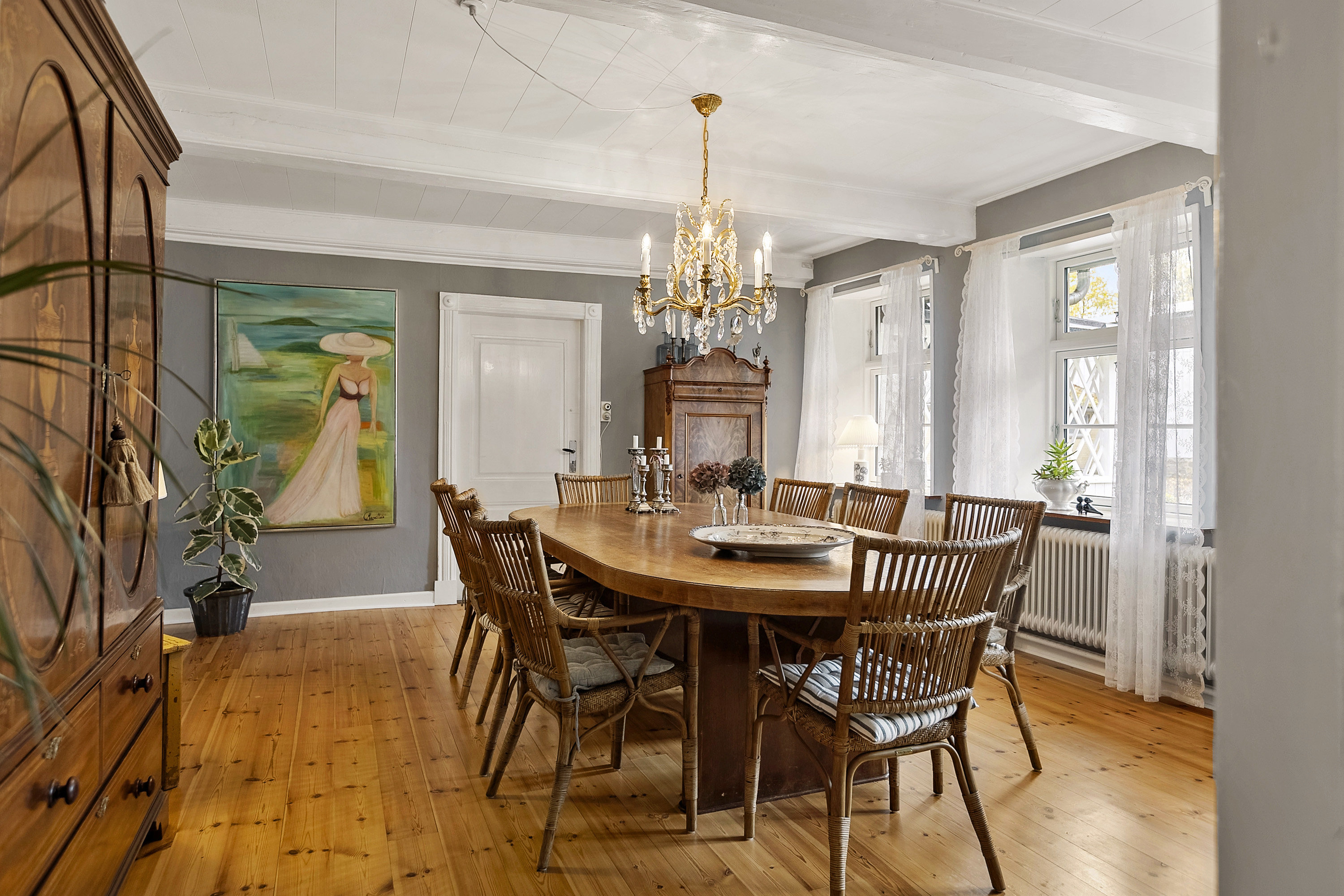 Fremhævet spisestue billede i fuldskærmstilstand. Billede af Barsmark Bygade 225, 6200 Aabenraa