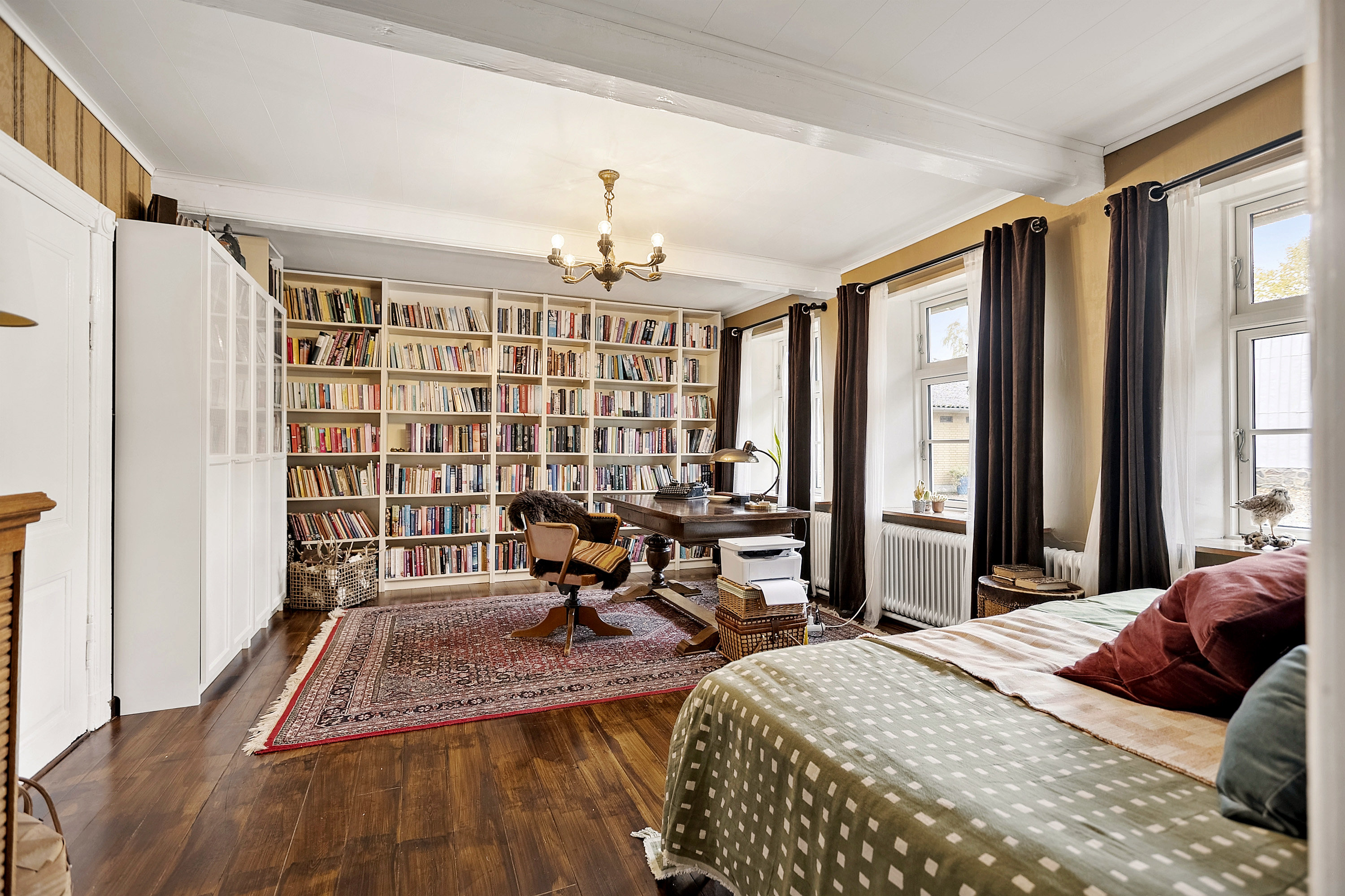 Fremhævet soveværelse billede i fuldskærmstilstand. Billede af Barsmark Bygade 225, 6200 Aabenraa