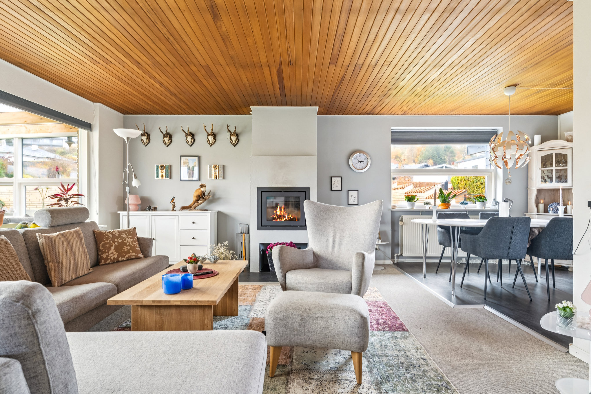 Fremhævet stue billede i fuldskærmstilstand. Billede af Wingesvej 65, 8920 Randers NV