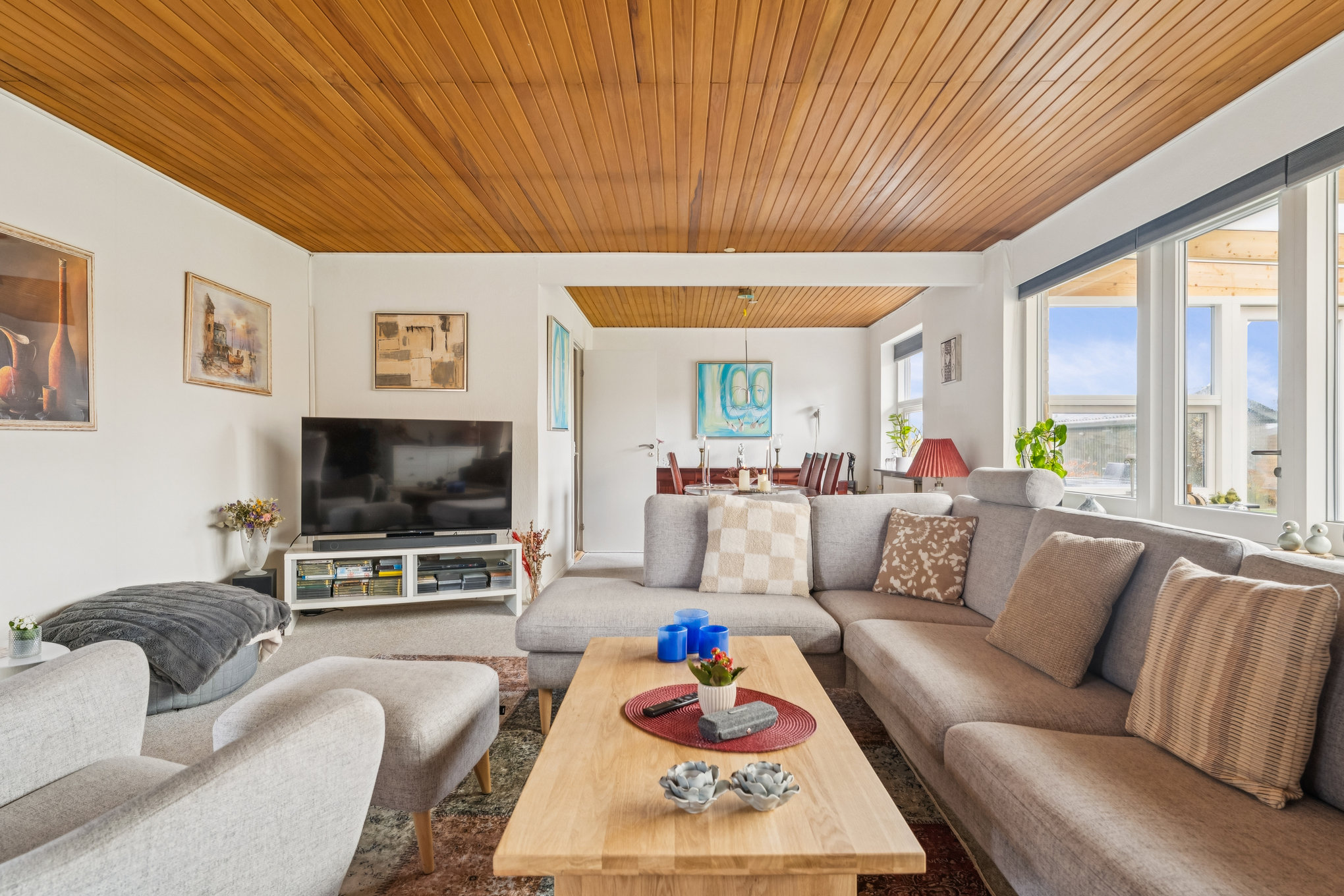 Fremhævet stue billede i fuldskærmstilstand. Billede af Wingesvej 65, 8920 Randers NV