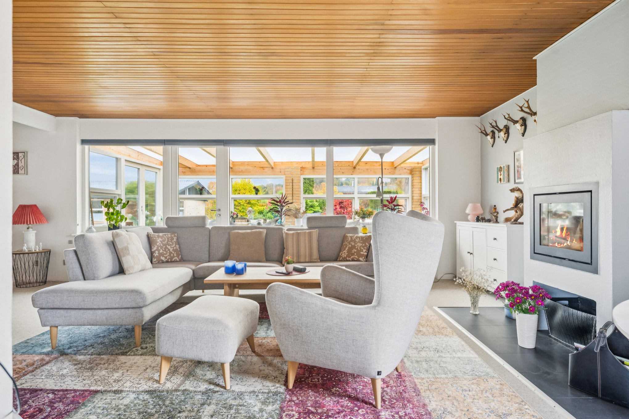 Fremhævet stue billede i fuldskærmstilstand. Billede af Wingesvej 65, 8920 Randers NV