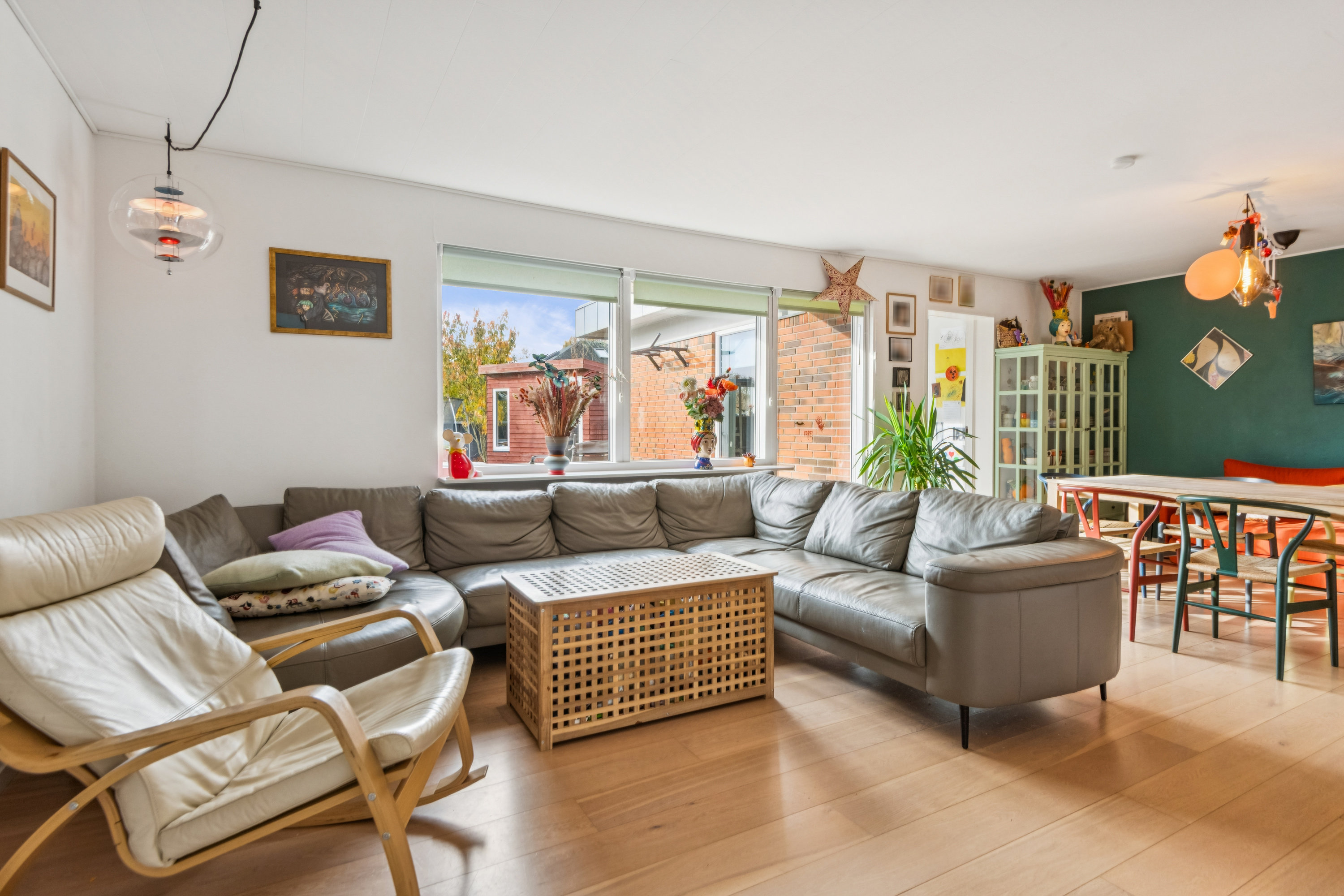 Fremhævet stue billede i fuldskærmstilstand. Billede af Nordens Huse 14, 9000 Aalborg