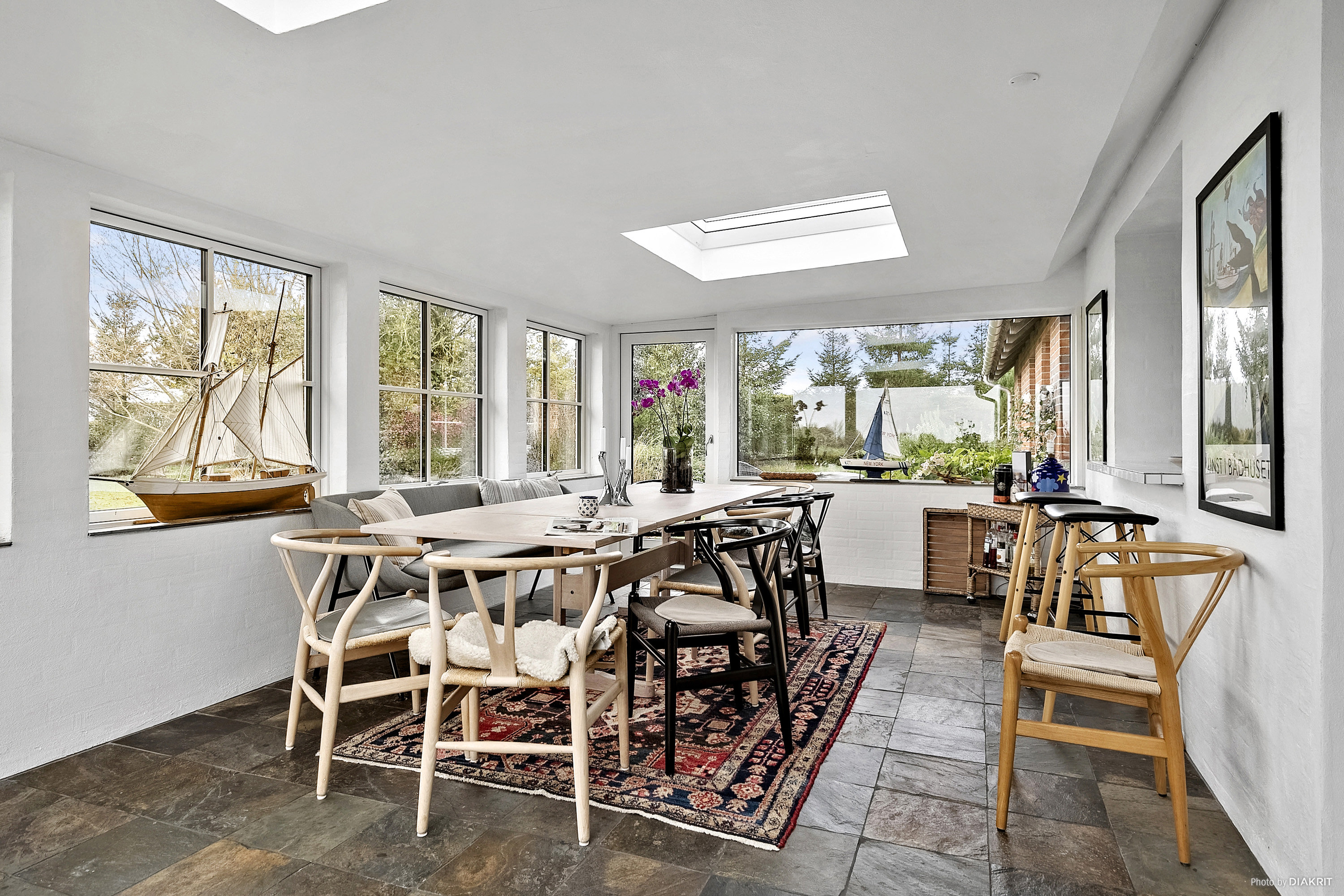 Fremhævet spisestue billede i fuldskærmstilstand. Billede af Hølkenhavevej 4, Hølken, 8300 Odder