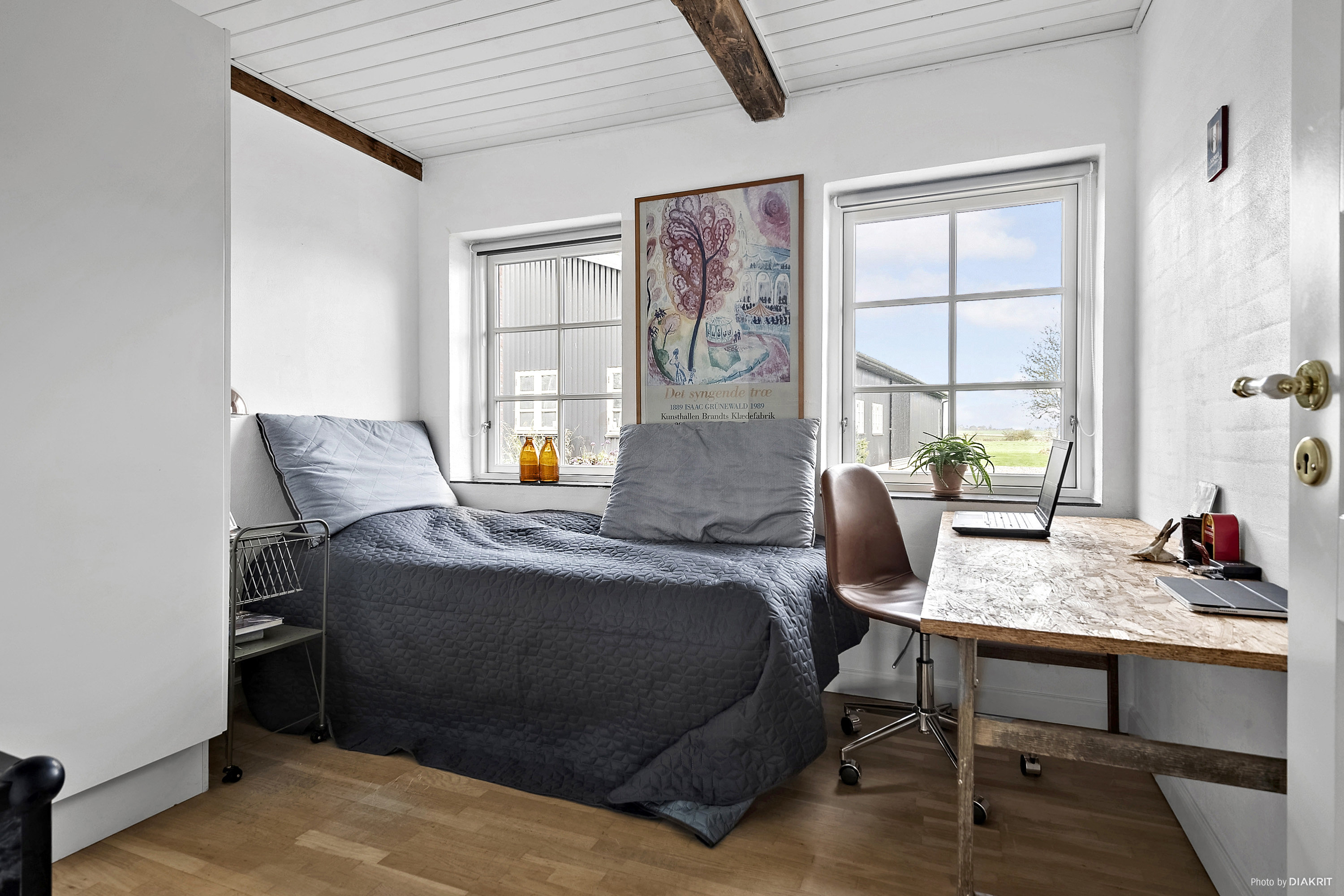 Fremhævet soveværelse billede i fuldskærmstilstand. Billede af Hølkenhavevej 4, Hølken, 8300 Odder