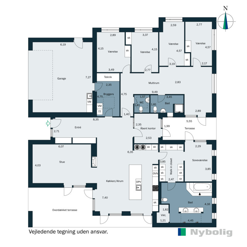 Plantegninger billede af Kongstedgårds Alle 21, 6600 Vejen