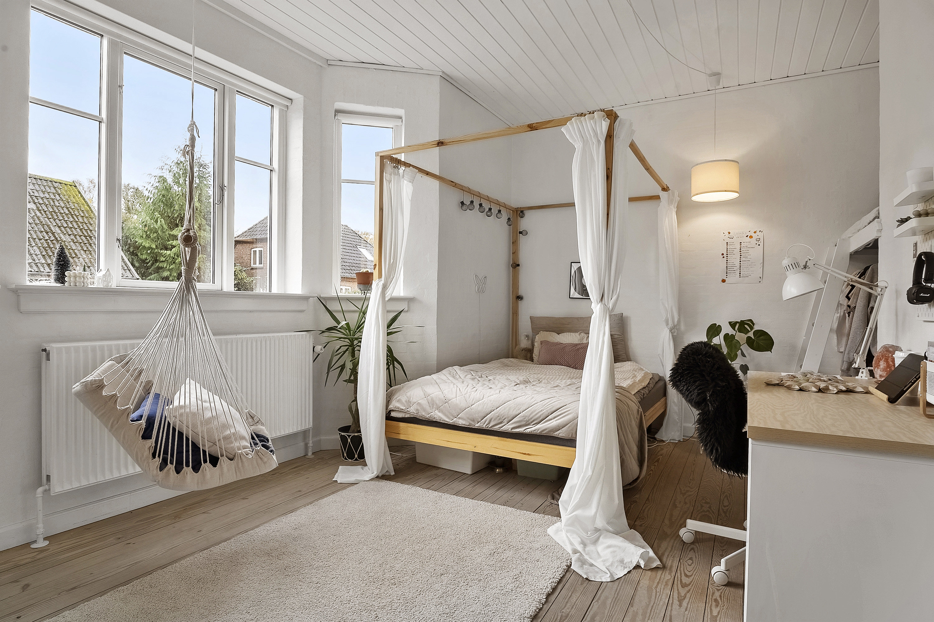 Fremhævet soveværelse billede i fuldskærmstilstand. Billede af Grusdalsvej 9, 8700 Horsens