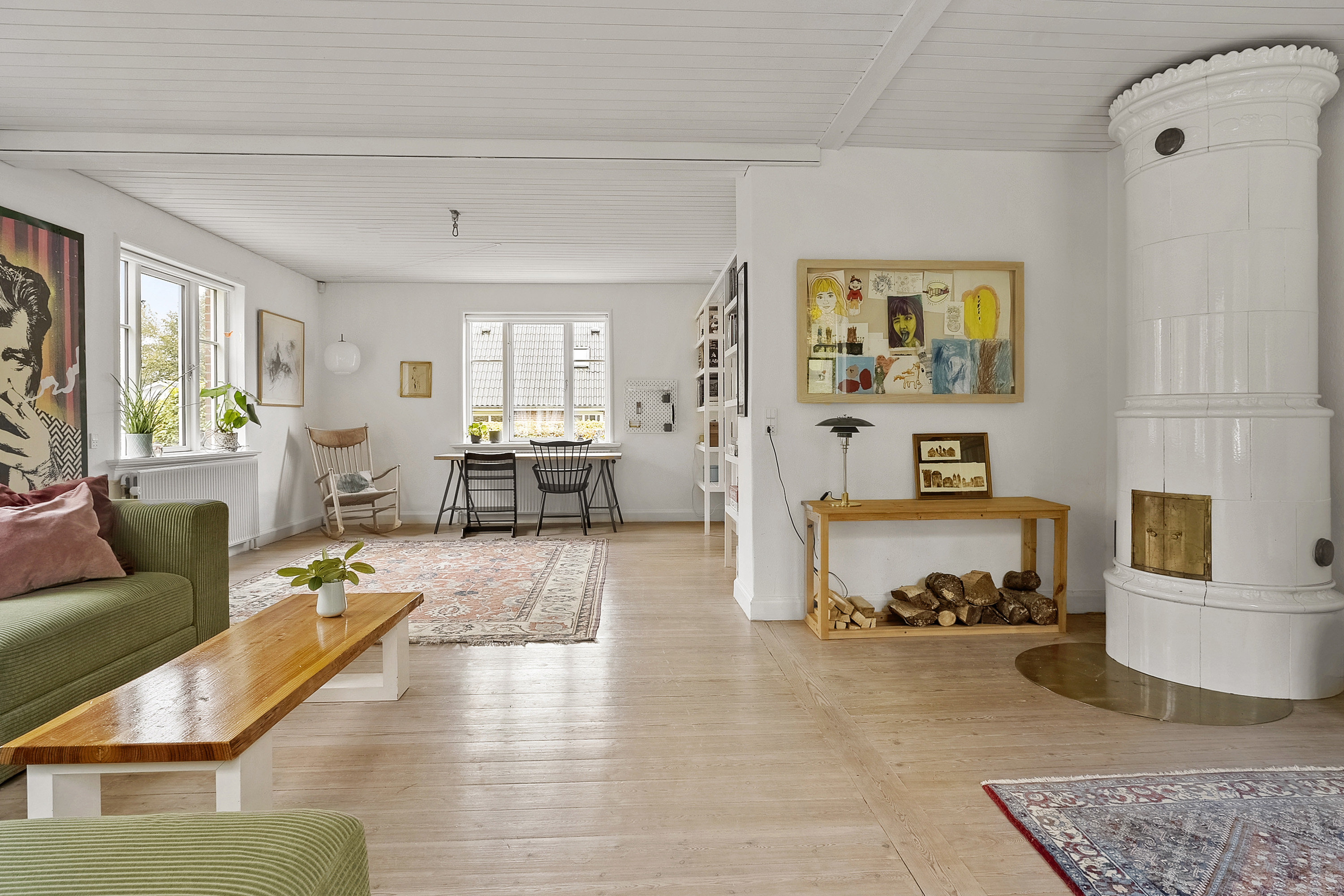 Fremhævet stue billede i fuldskærmstilstand. Billede af Grusdalsvej 9, 8700 Horsens