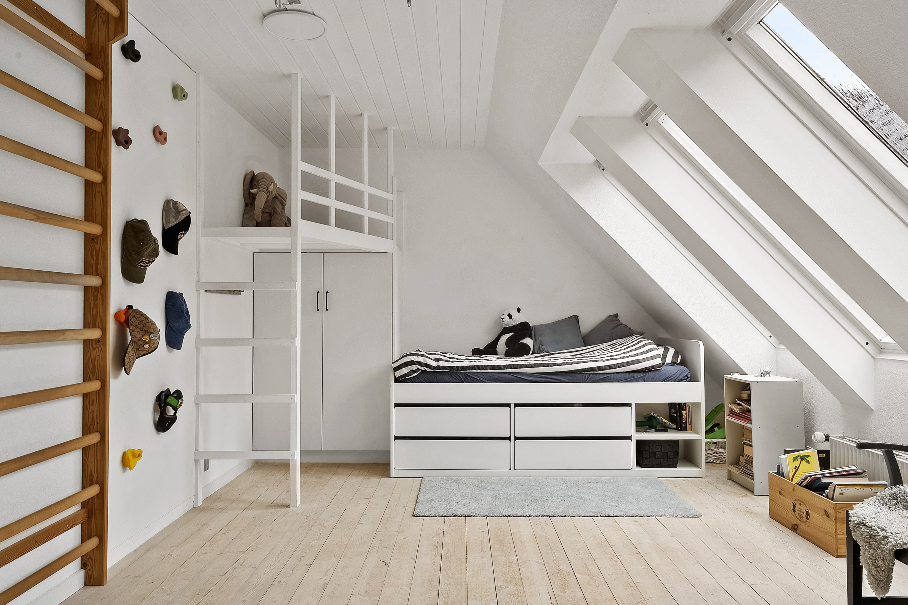 Fremhævet soveværelse billede i fuldskærmstilstand. Billede af Grusdalsvej 9, 8700 Horsens