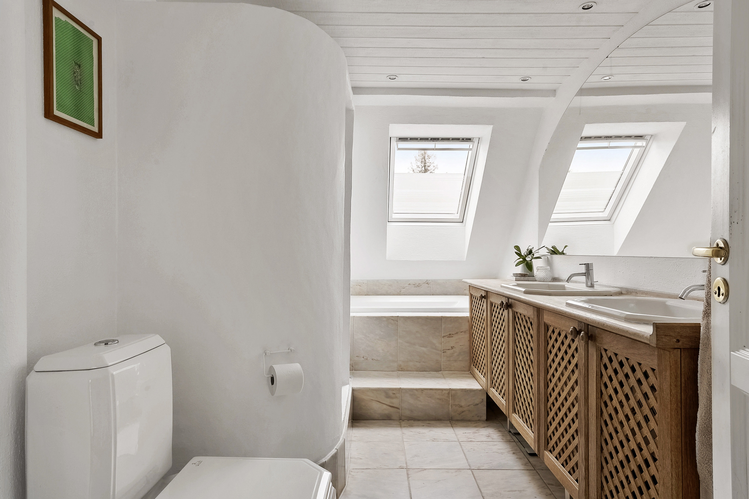 Fremhævet badeværelse billede i fuldskærmstilstand. Billede af Grusdalsvej 9, 8700 Horsens