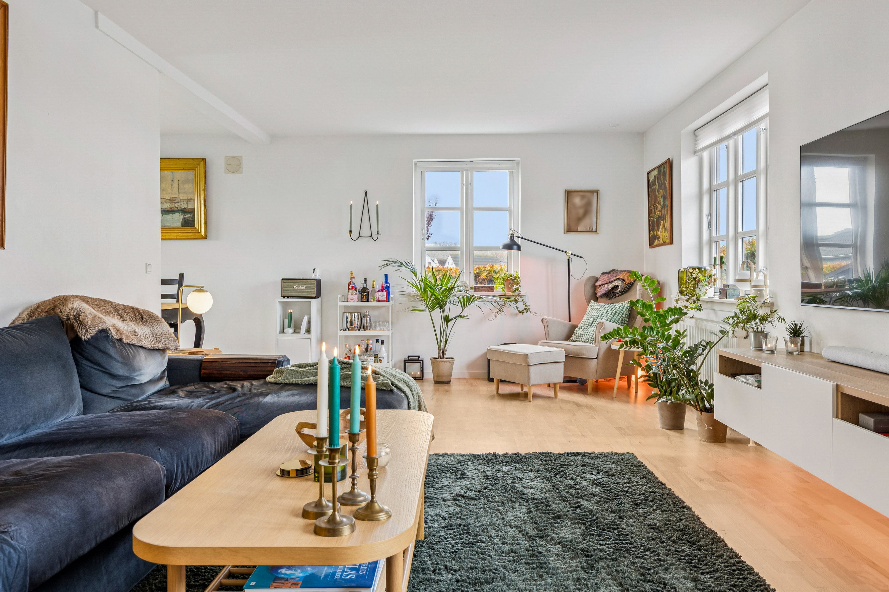 Fremhævet stue billede i fuldskærmstilstand. Billede af Bygaden 67, Kundby, 4520 Svinninge