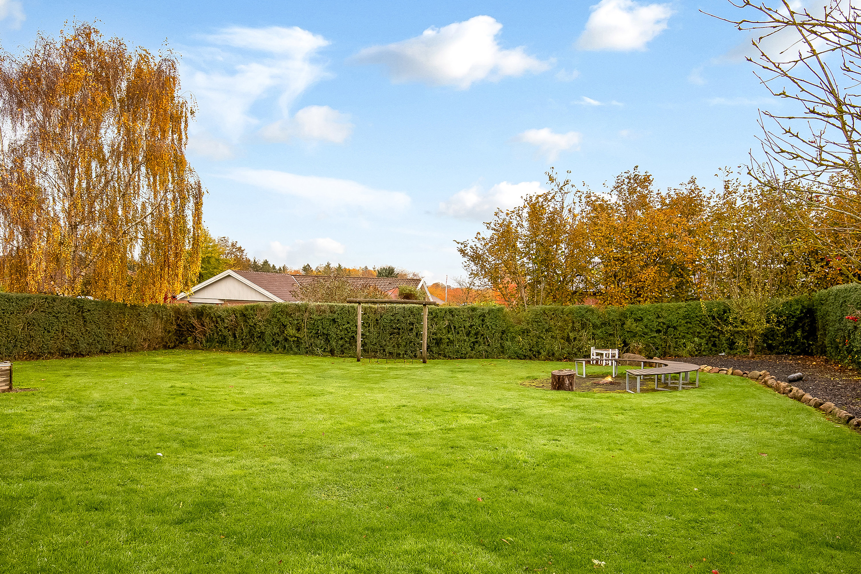 Fremhævet have billede i fuldskærmstilstand. Billede af Borggårdsparken 26, 7080 Børkop