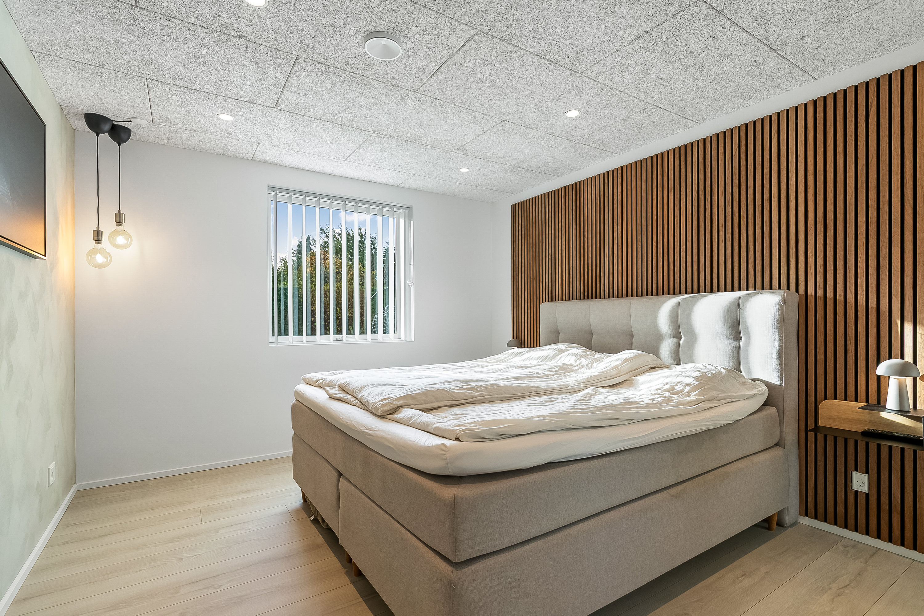 Fremhævet soveværelse billede i fuldskærmstilstand. Billede af Borggårdsparken 26, 7080 Børkop