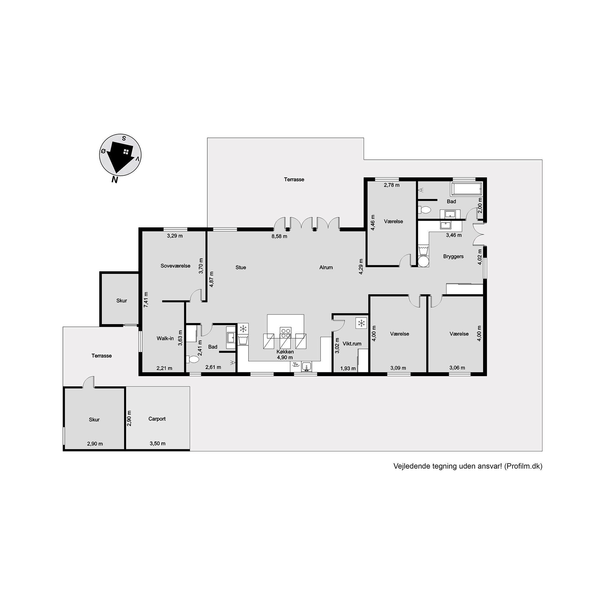 Plantegninger billede af Borggårdsparken 26, 7080 Børkop