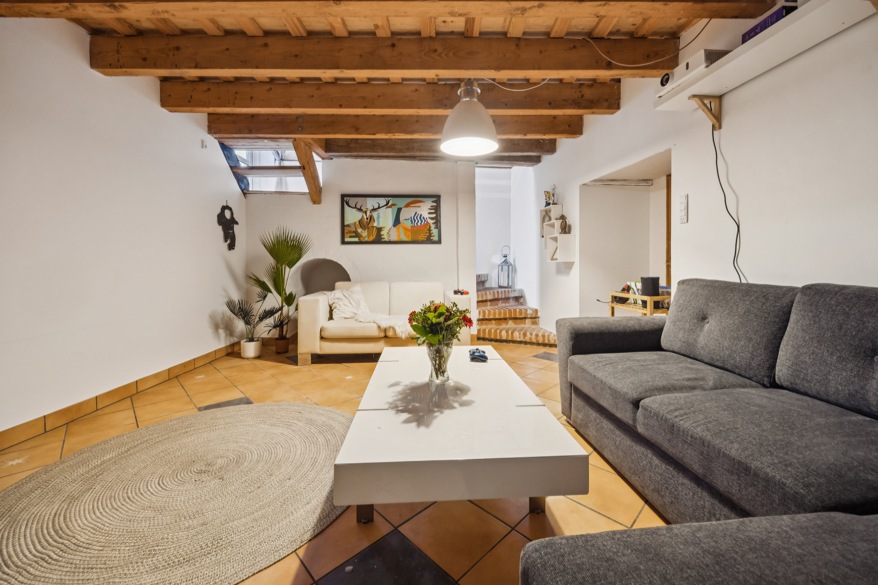 Fremhævet stue billede i fuldskærmstilstand. Billede af Vestvej 22, 9310 Vodskov