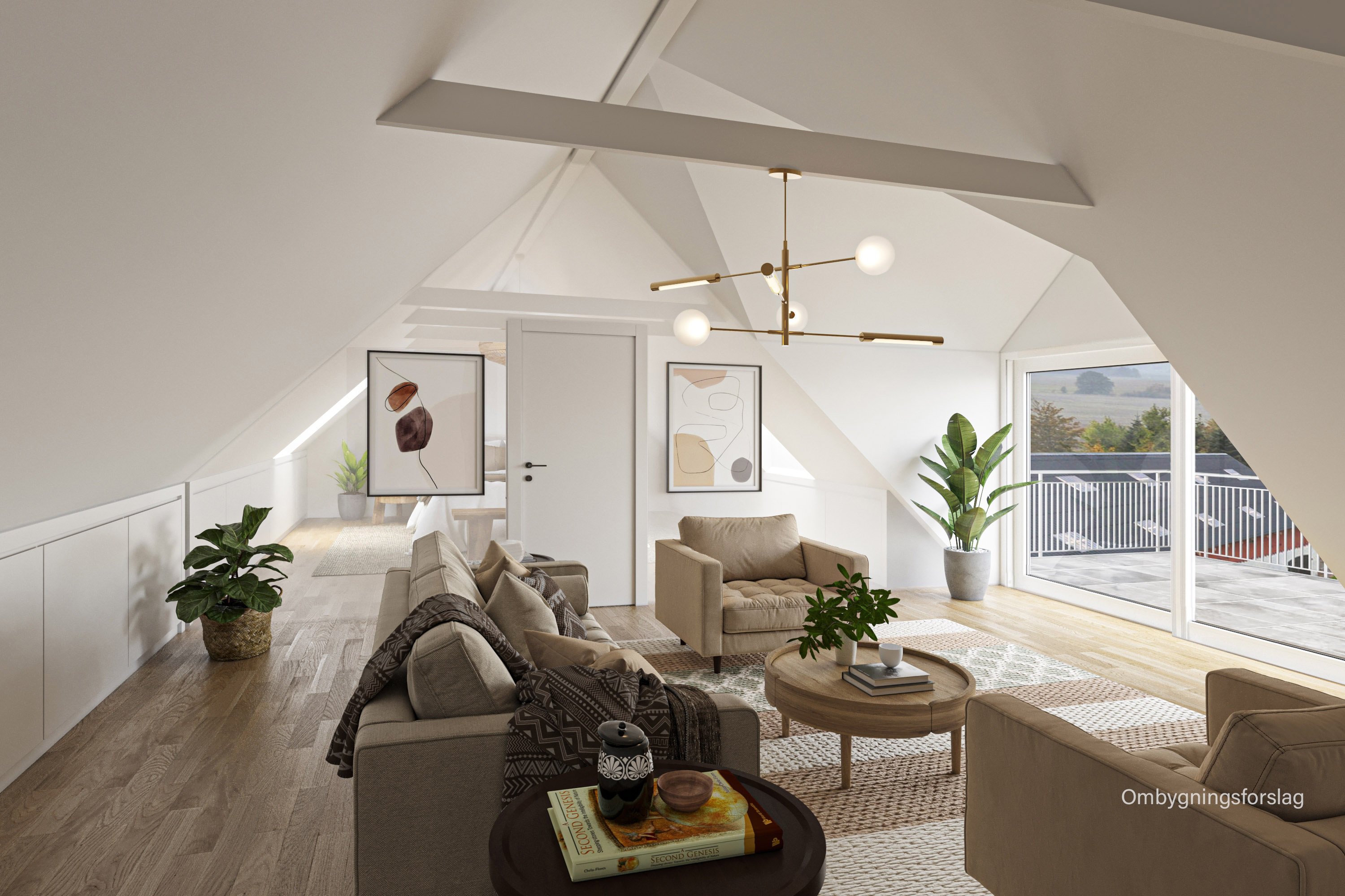 Fremhævet ombygningsforslag billede i fuldskærmstilstand. Billede af Møllevej 40, Tornemark, 4262 Sandved