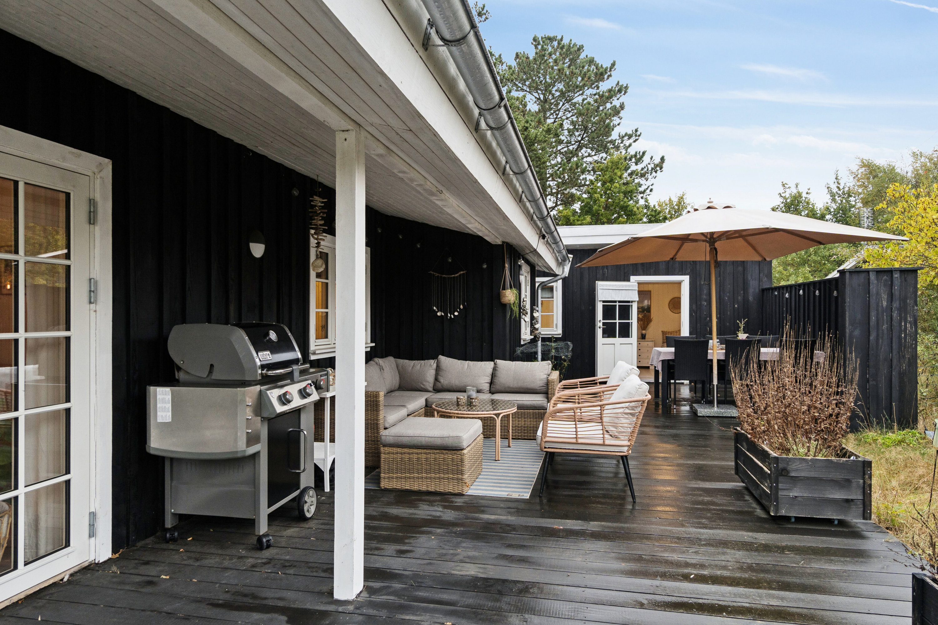 Fremhævet terrasse billede i fuldskærmstilstand. Billede af Vagtelvej 2, Ellinge Lyng, 4560 Vig