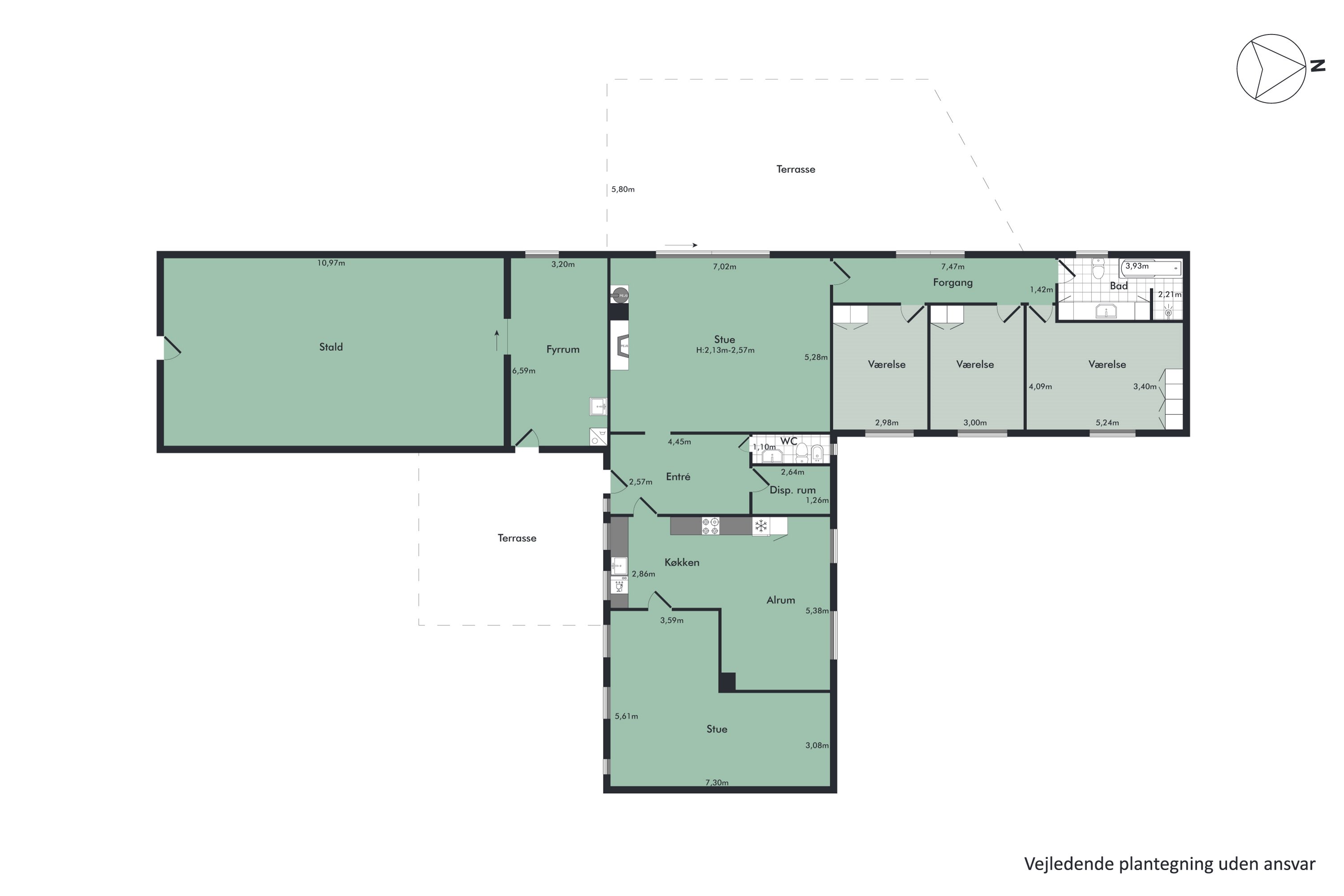 Plantegninger billede af Ulvkjærvej 23, Fly, 7800 Skive
