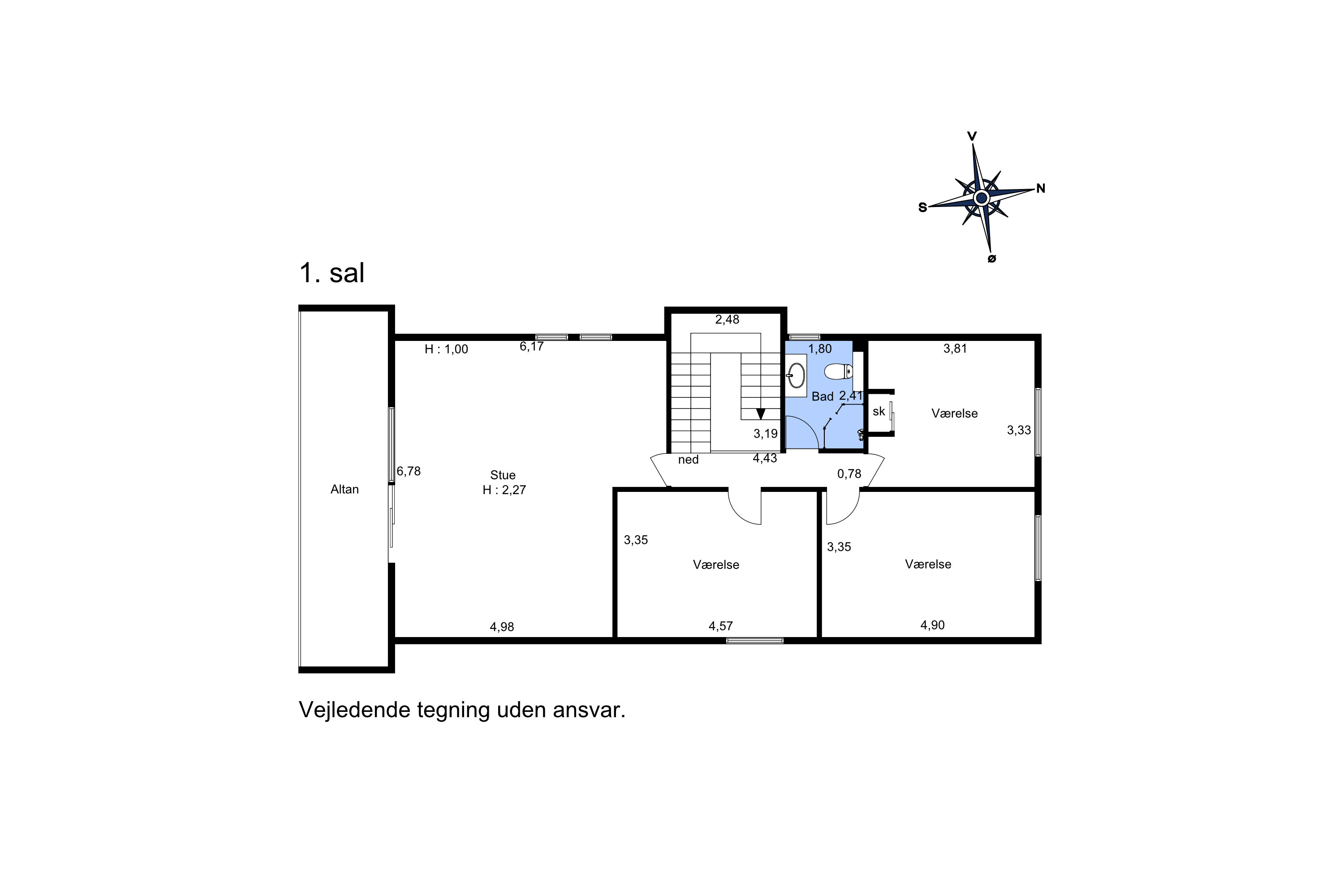 Plantegninger billede af Rugvænget 3, Mejlby, 8981 Spentrup