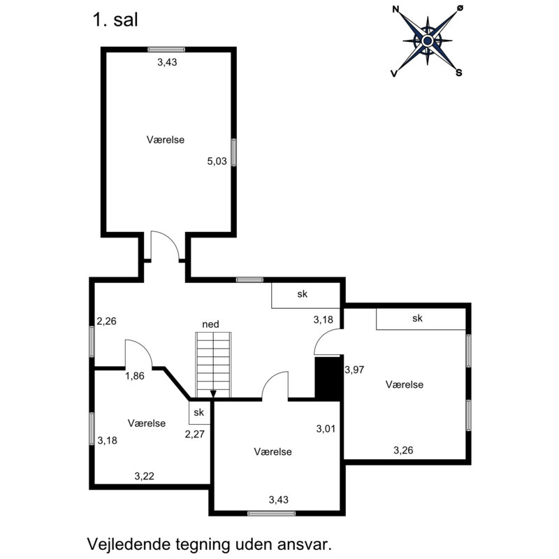 Plantegninger billede af Bredgade 75, 7250 Hejnsvig