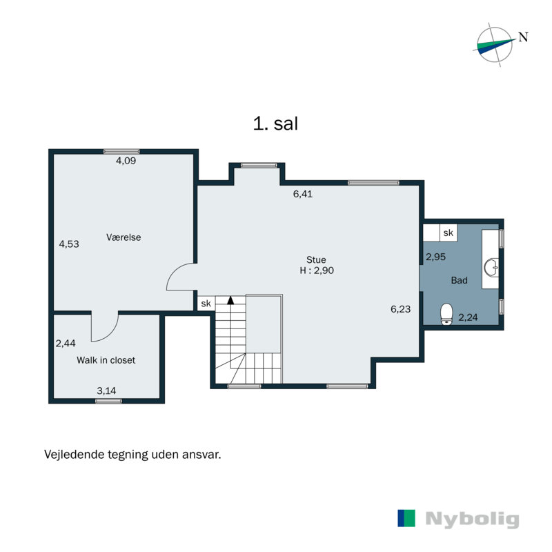 Plantegninger billede af Søvangsvej 13, 8355 Solbjerg