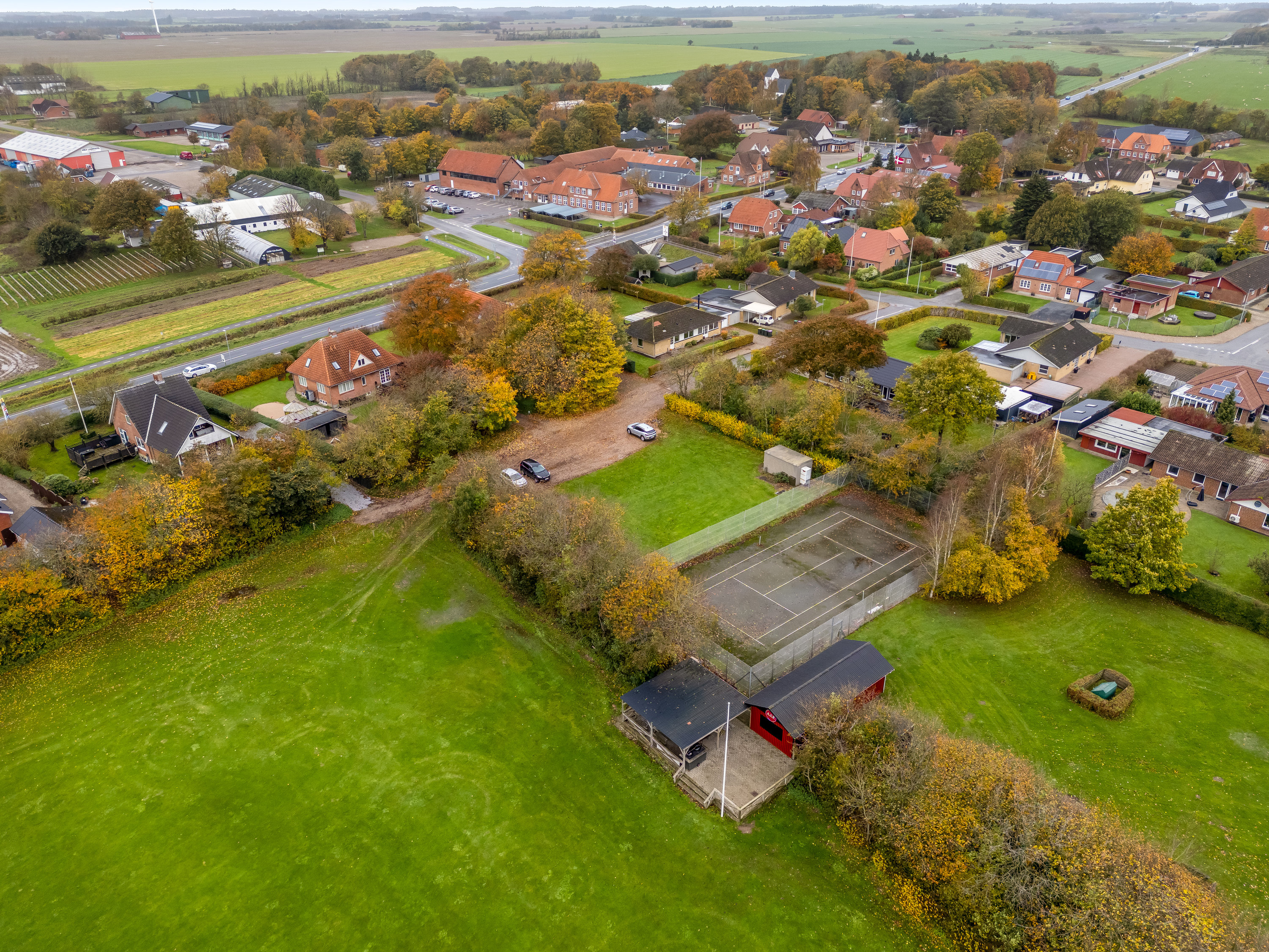 Fremhævet luftfoto billede i fuldskærmstilstand. Billede af Søndervej 3, Abild, 6270 Tønder