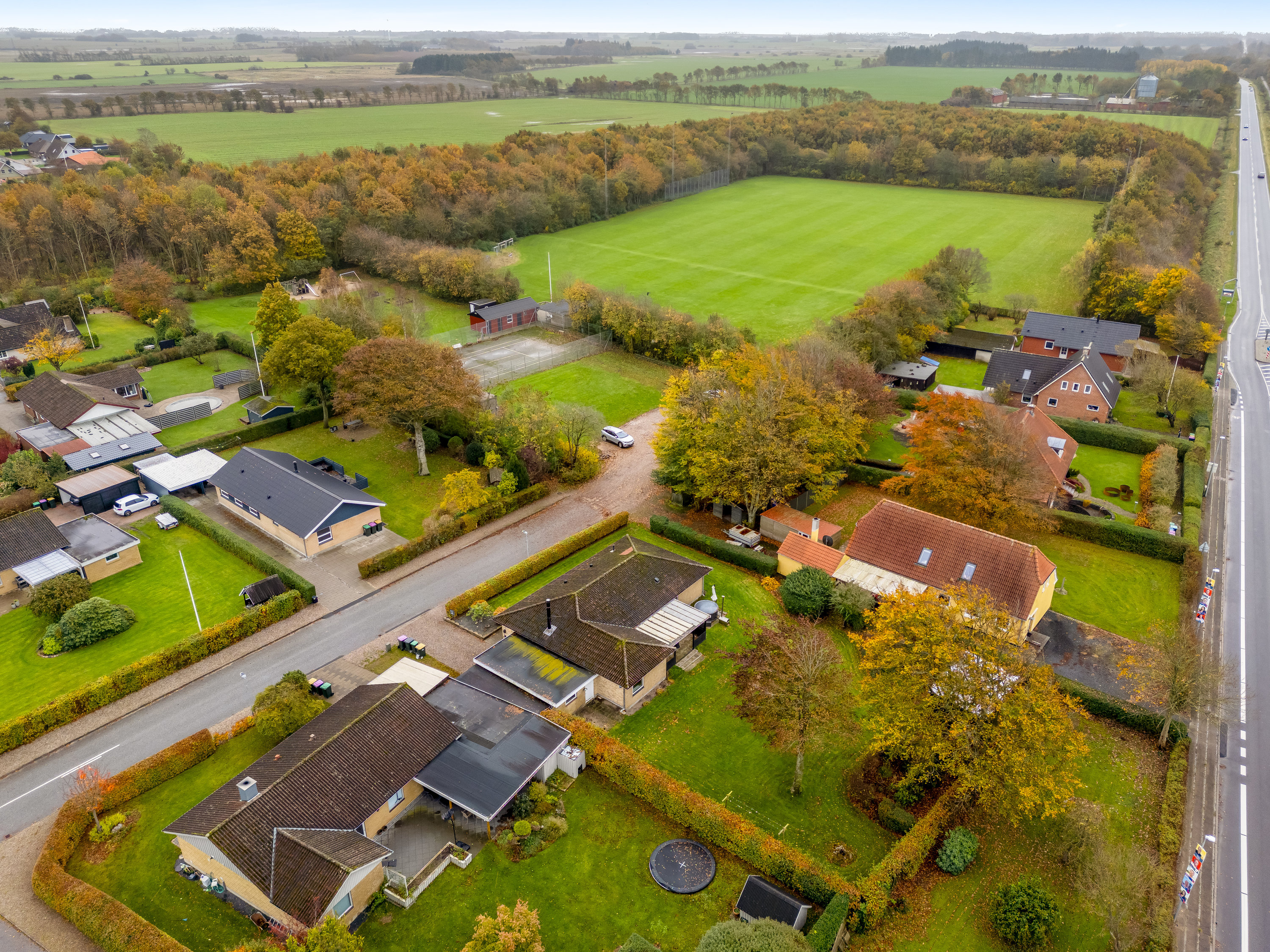 Miniaturebillede 2: luftfoto. Billede af Søndervej 3, Abild, 6270 Tønder