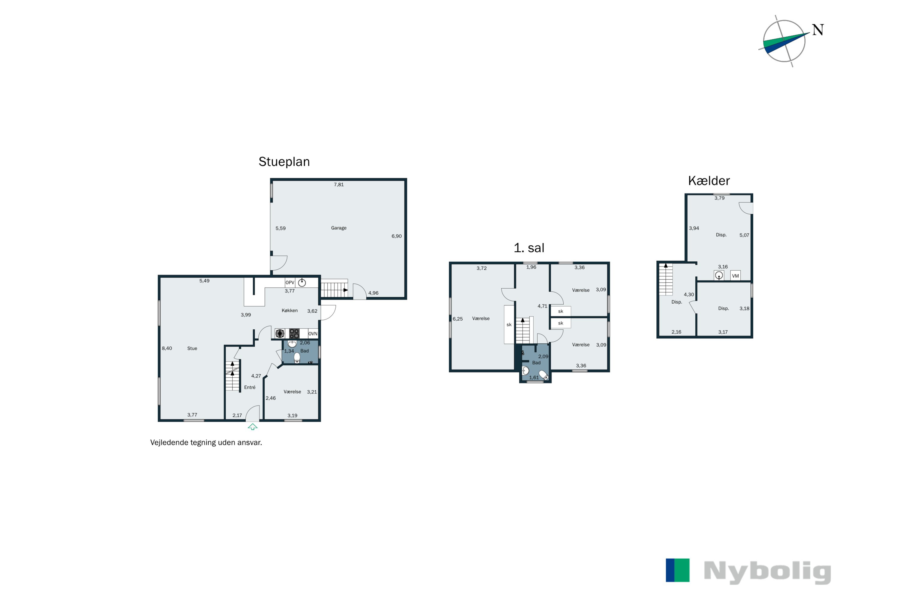 Plantegninger billede af Gunderupvej 10, Horne, 6800 Varde