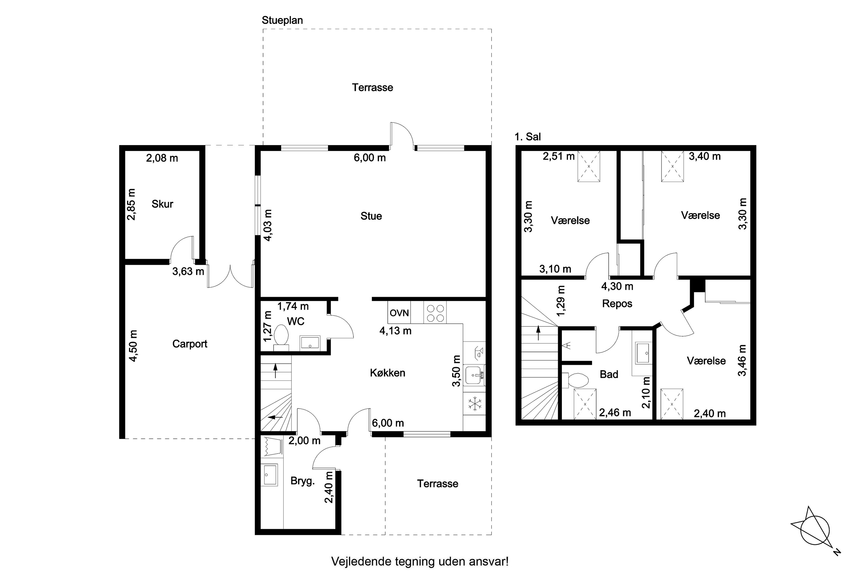 Plantegninger billede af Otto Mallings Kvarter 25, 9700 Brønderslev