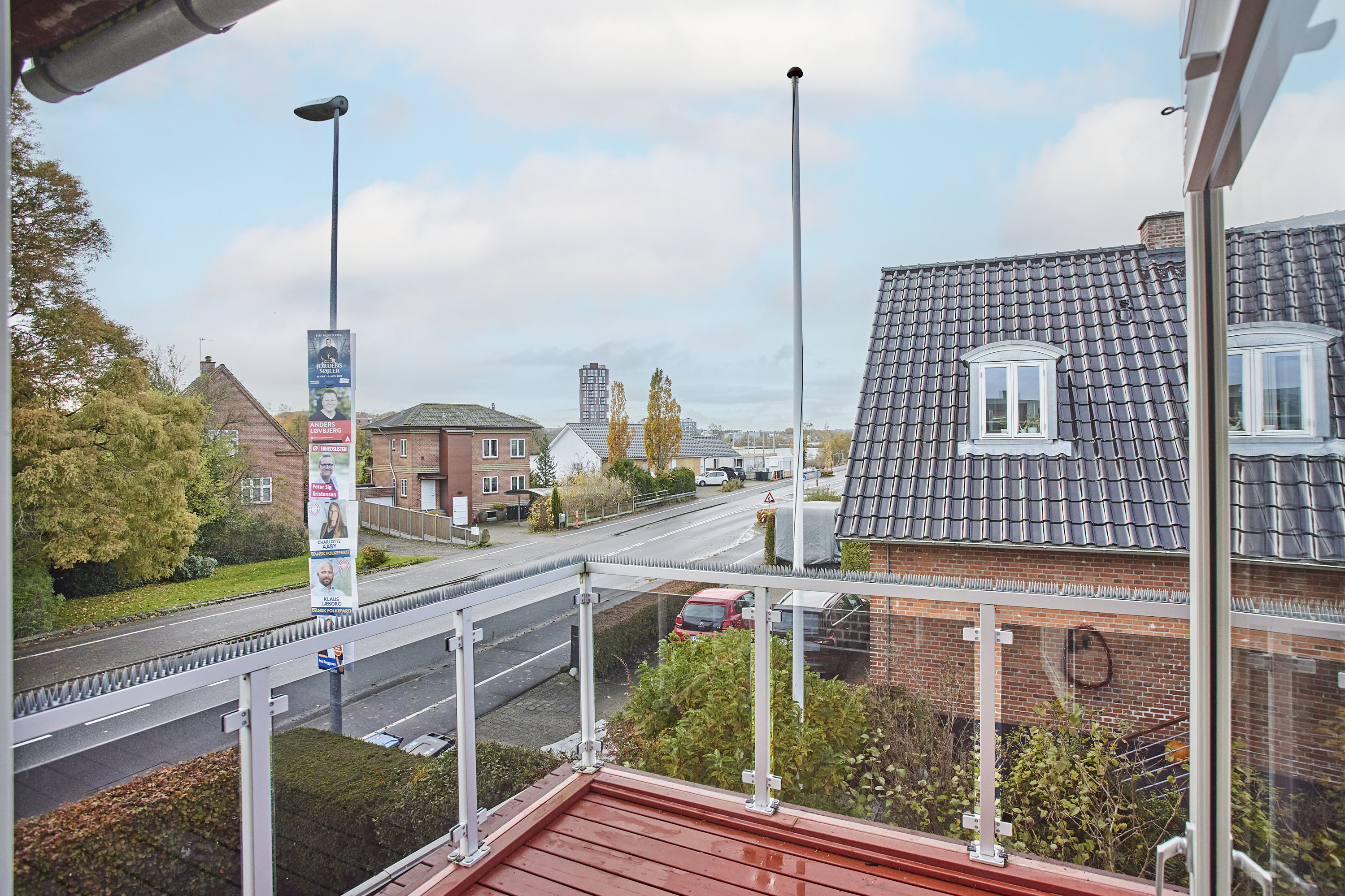 Fremhævet altan billede i fuldskærmstilstand. Billede af Ansvej 55, 1., 8600 Silkeborg