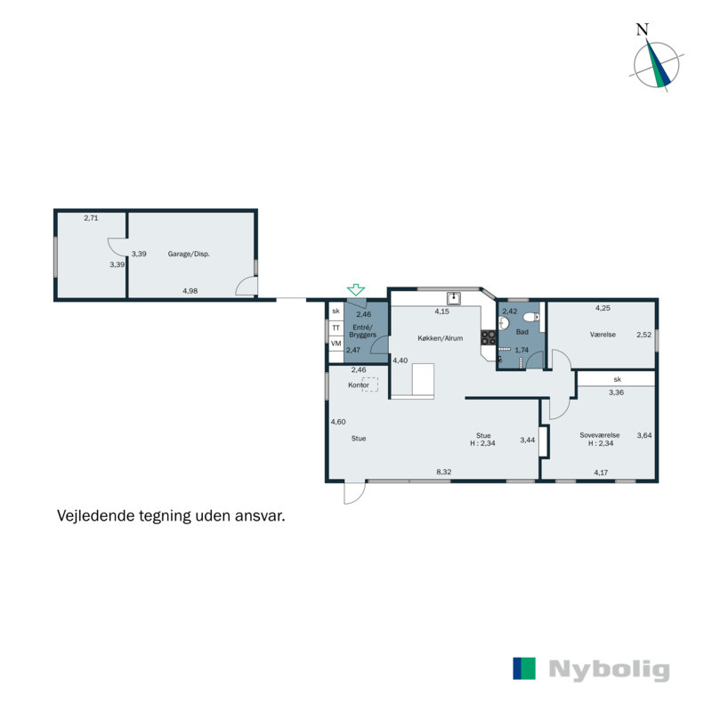 Plantegninger billede af Stevedorevej 6A, 8700 Horsens