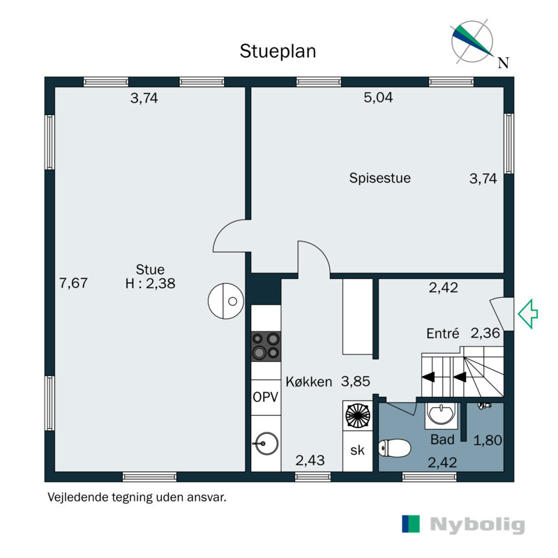 Plantegninger billede af Holmen 2, Bjerre, 8783 Hornsyld