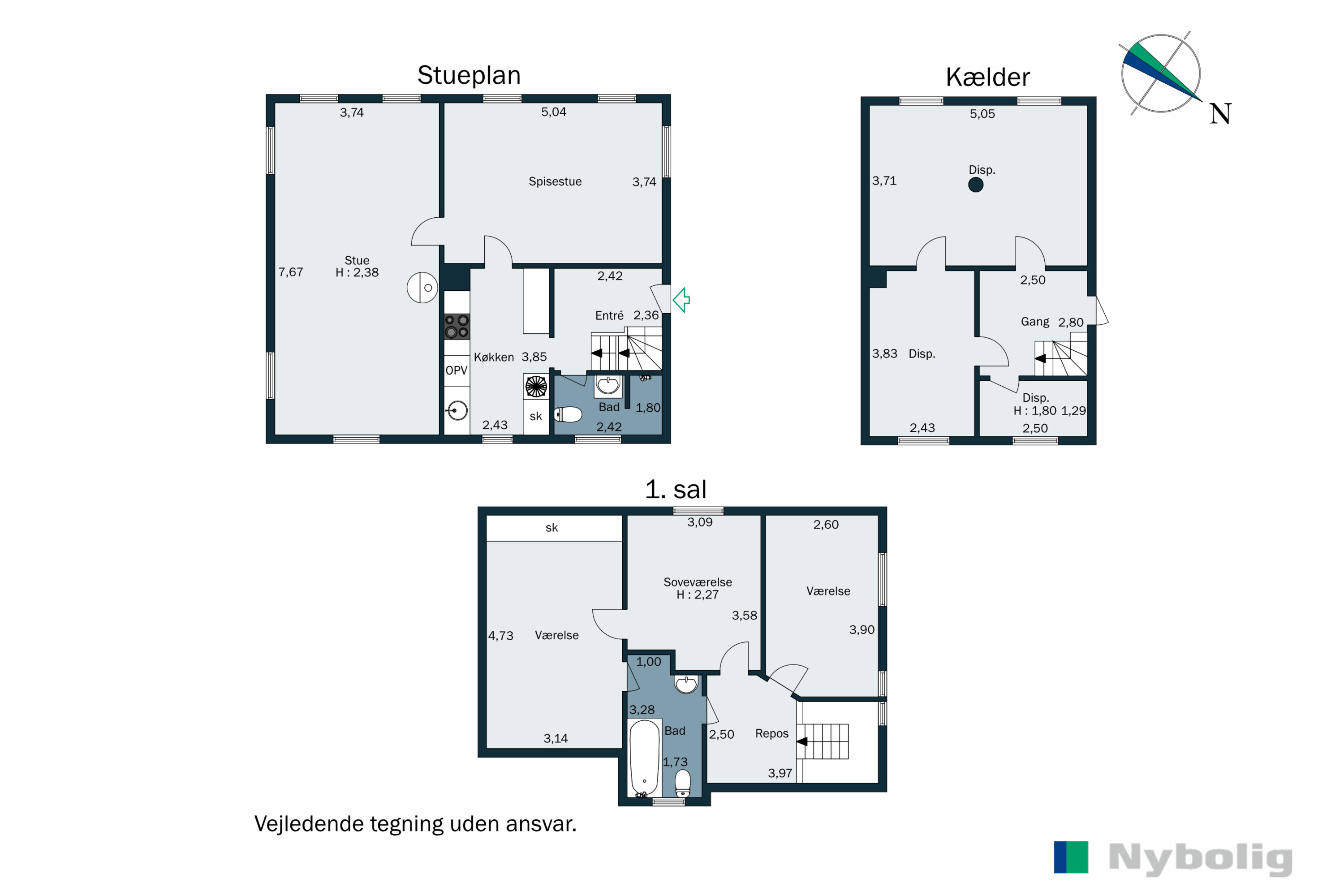 Plantegninger billede af Holmen 2, Bjerre, 8783 Hornsyld