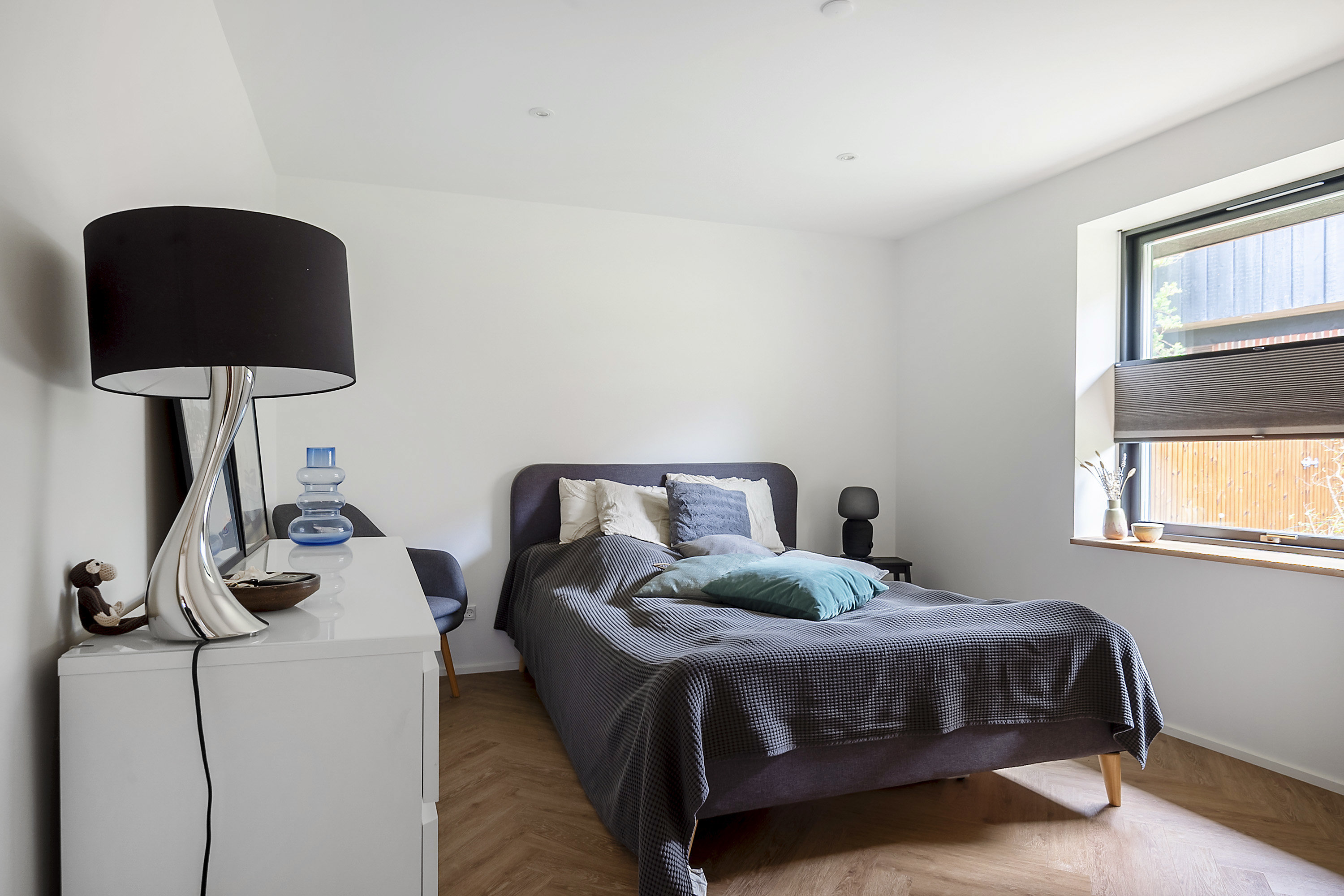 Fremhævet soveværelse billede i fuldskærmstilstand. Billede af Rosenvænget 45, 6800 Varde