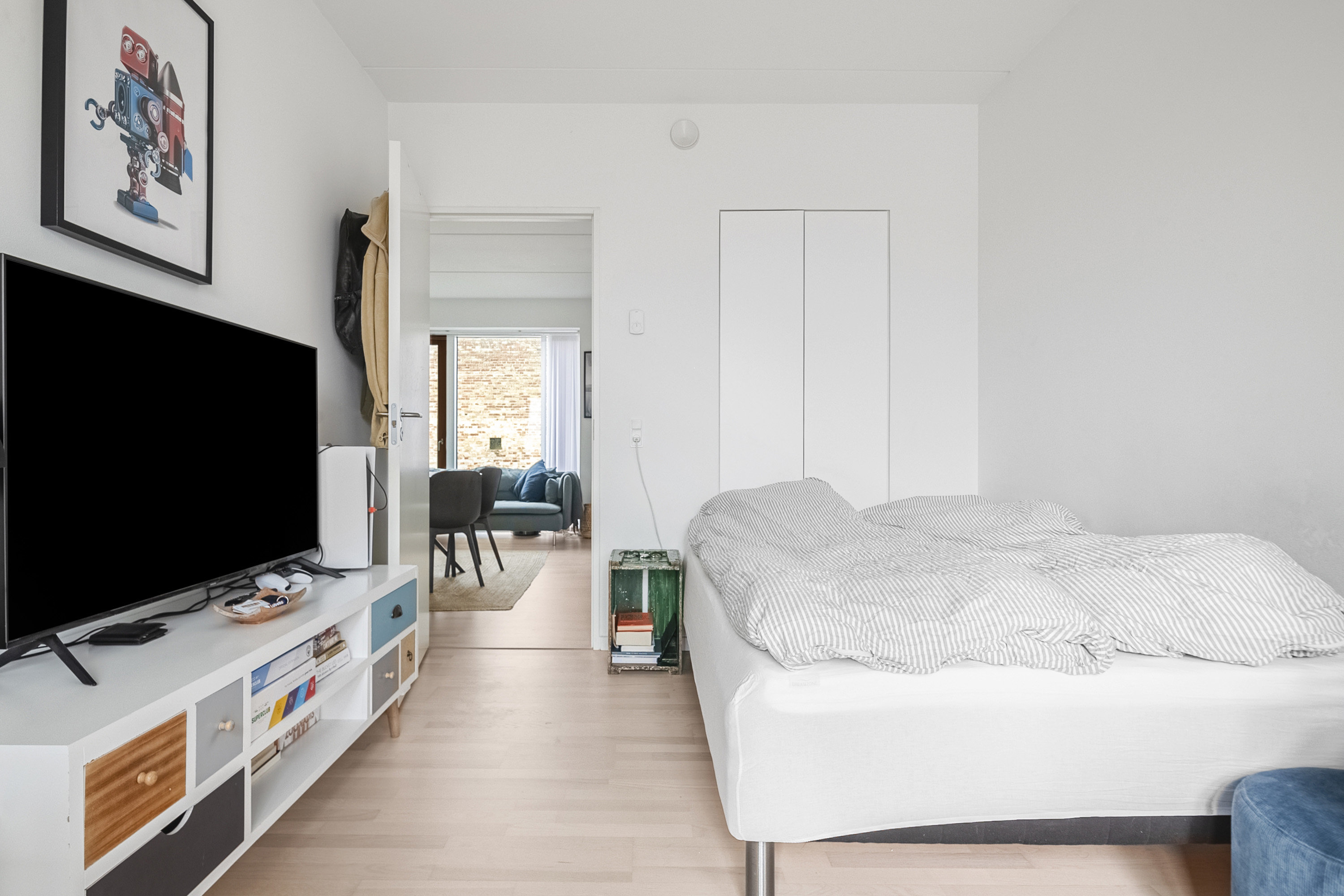 Fremhævet soveværelse billede i fuldskærmstilstand. Billede af Nørrebrogade 20F, 3. th., 8000 Aarhus C