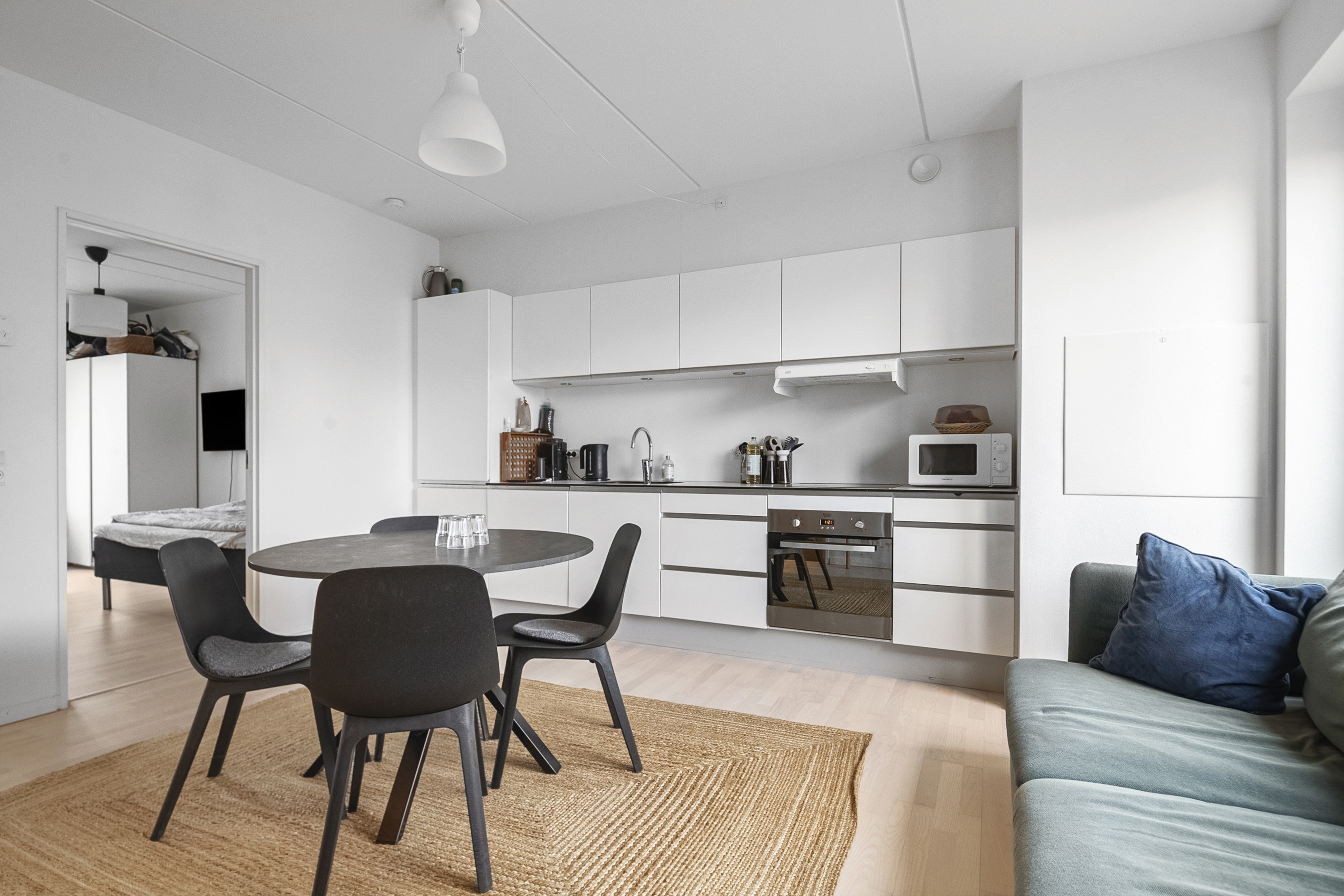 Fremhævet spisekøkken billede i fuldskærmstilstand. Billede af Nørrebrogade 20F, 3. th., 8000 Aarhus C