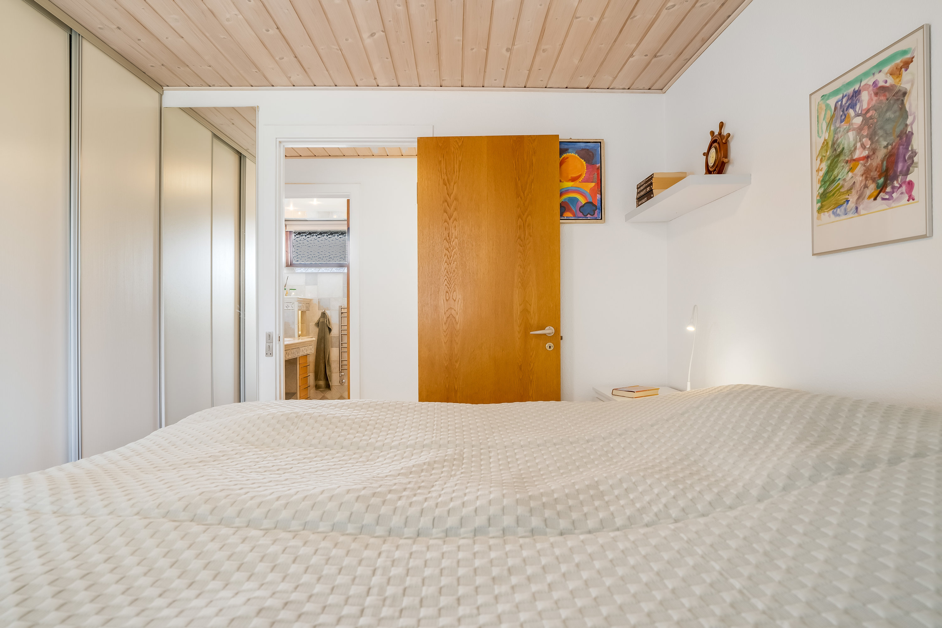 Fremhævet soveværelse billede i fuldskærmstilstand. Billede af Ålholmparken 54, 3400 Hillerød