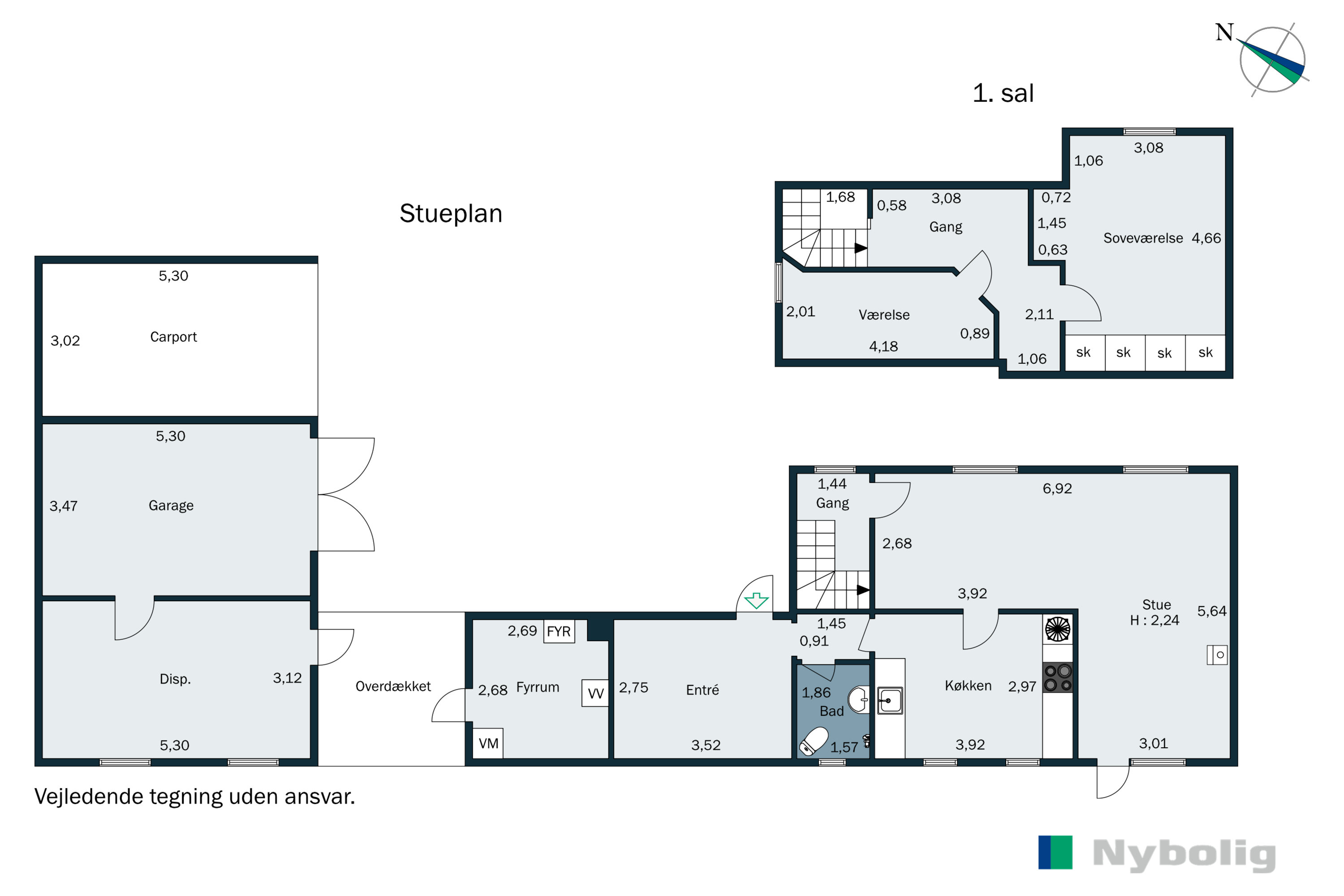 Plantegninger billede af Ormeslevvej 24, Ormeslev, 4241 Vemmelev