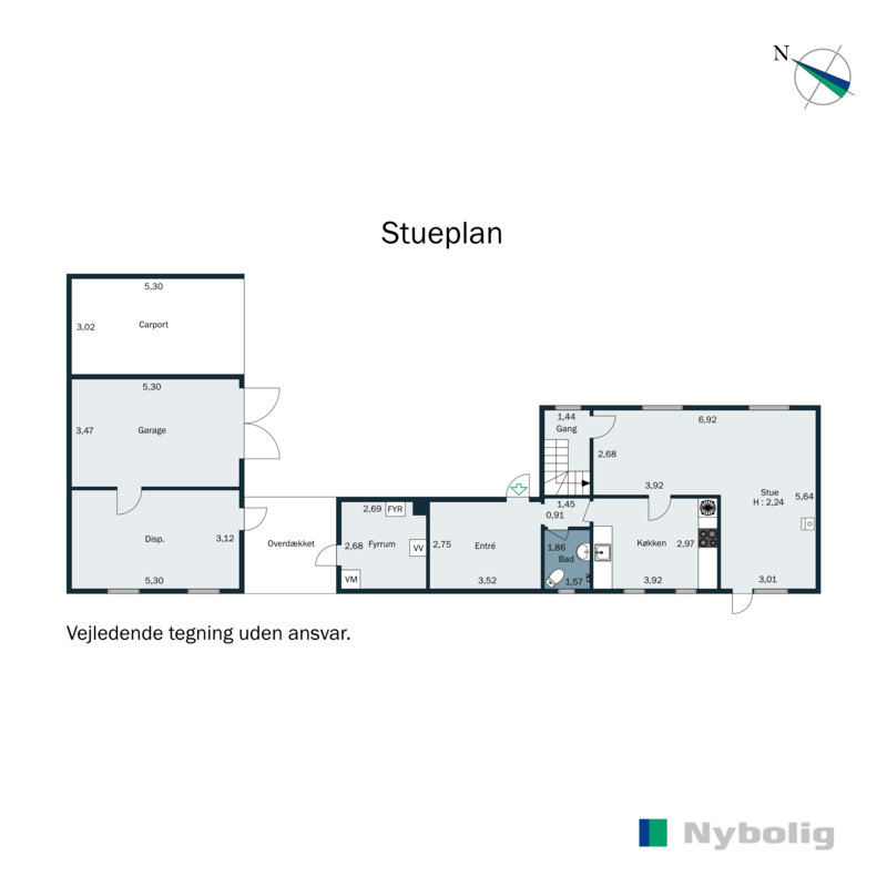 Plantegninger billede af Ormeslevvej 24, Ormeslev, 4241 Vemmelev