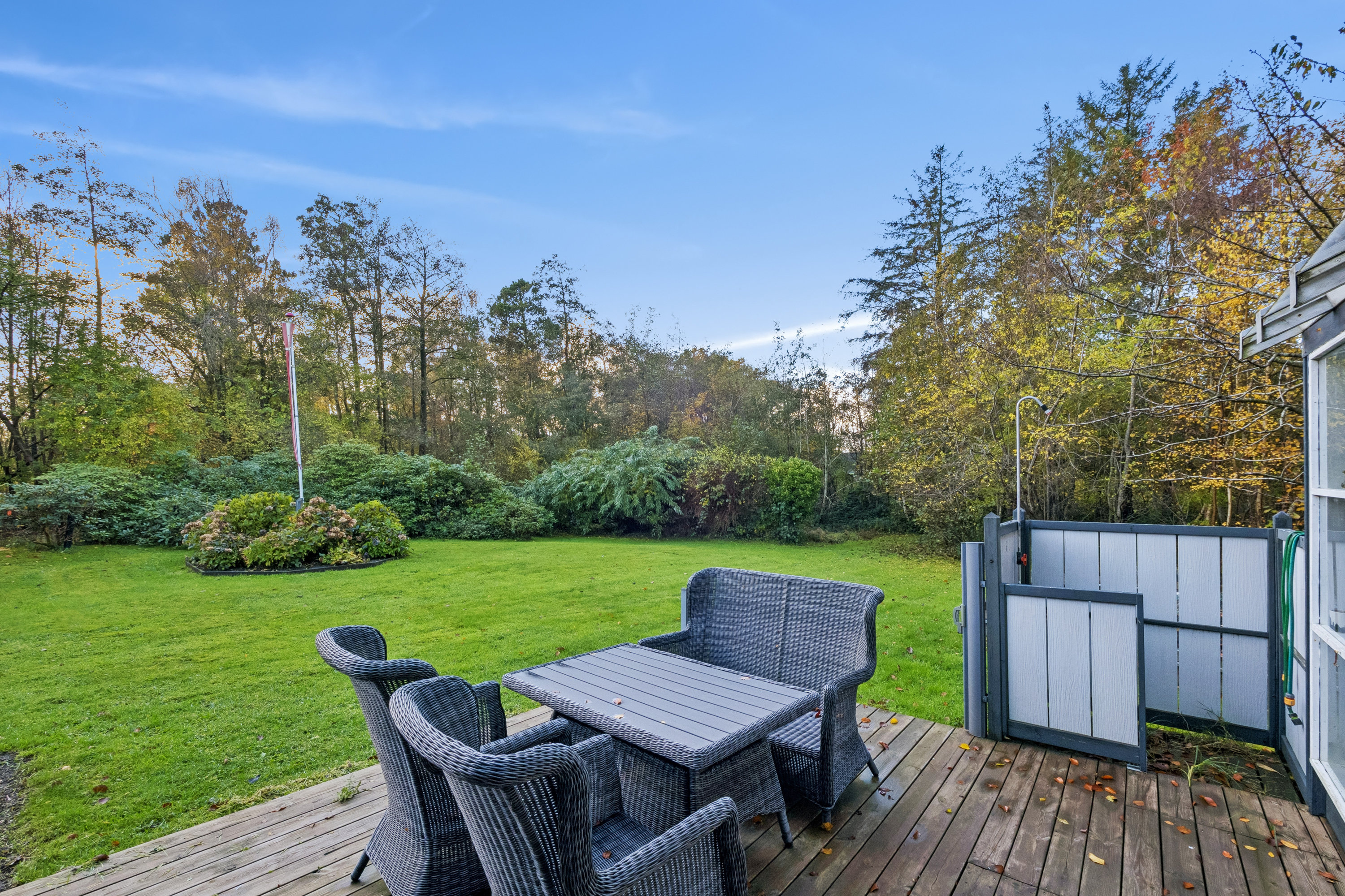 Fremhævet terrasse billede i fuldskærmstilstand. Billede af Vile Vestergårdvej 31, Vile, 7870 Roslev