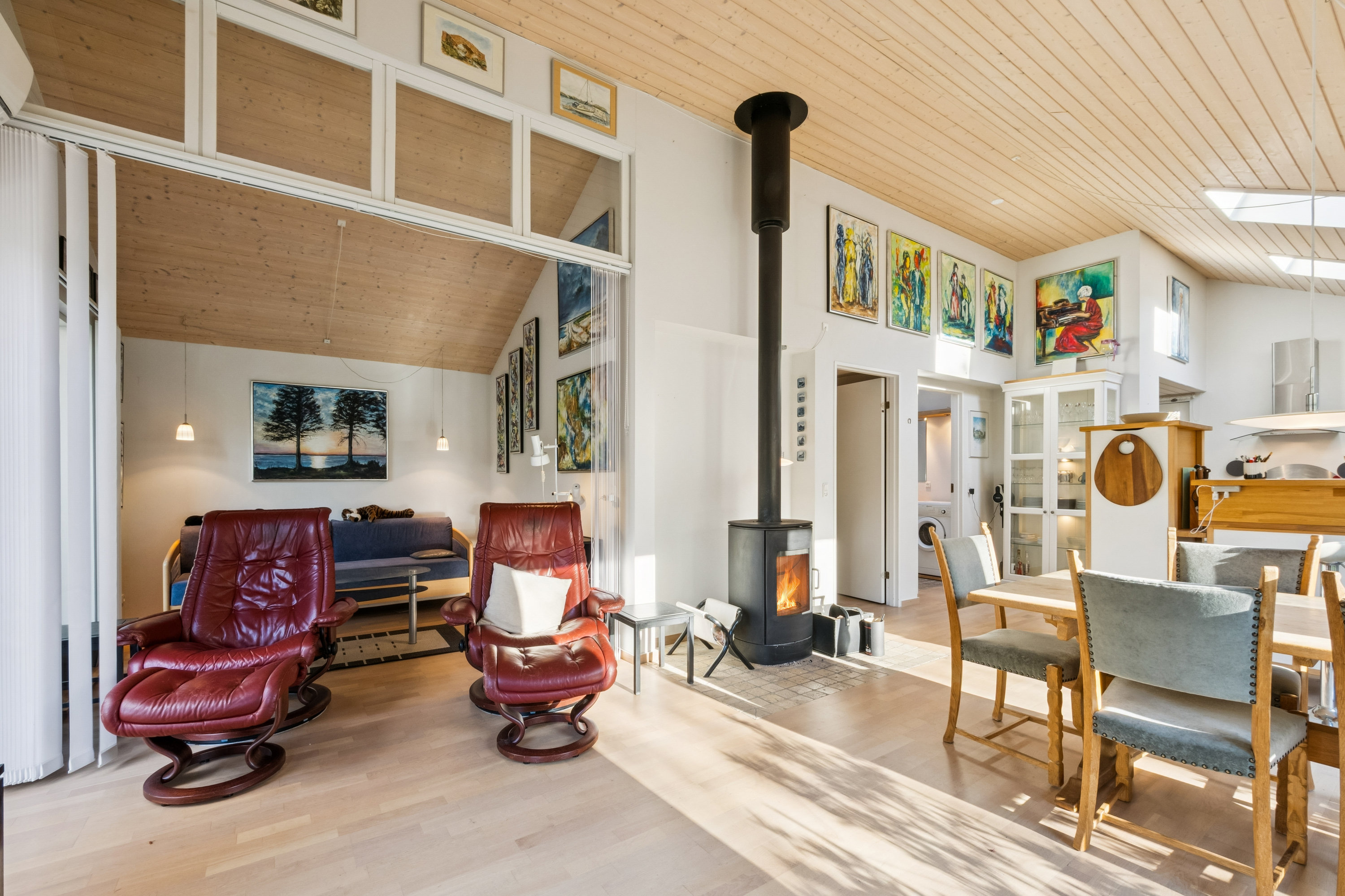 Fremhævet stue billede i fuldskærmstilstand. Billede af Vile Vestergårdvej 31, Vile, 7870 Roslev