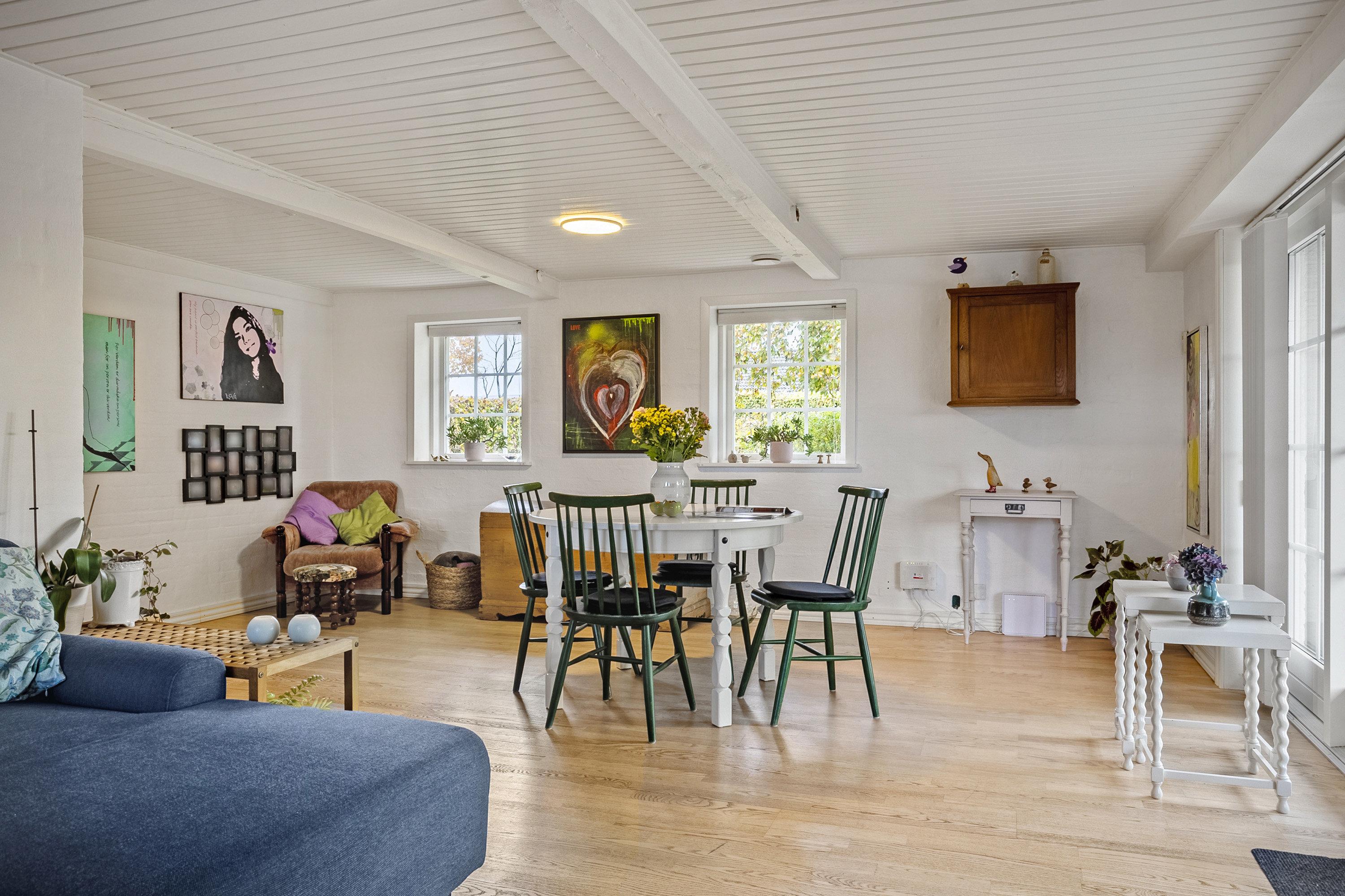 Fremhævet stue billede i fuldskærmstilstand. Billede af Vesterled 140, 6650 Brørup